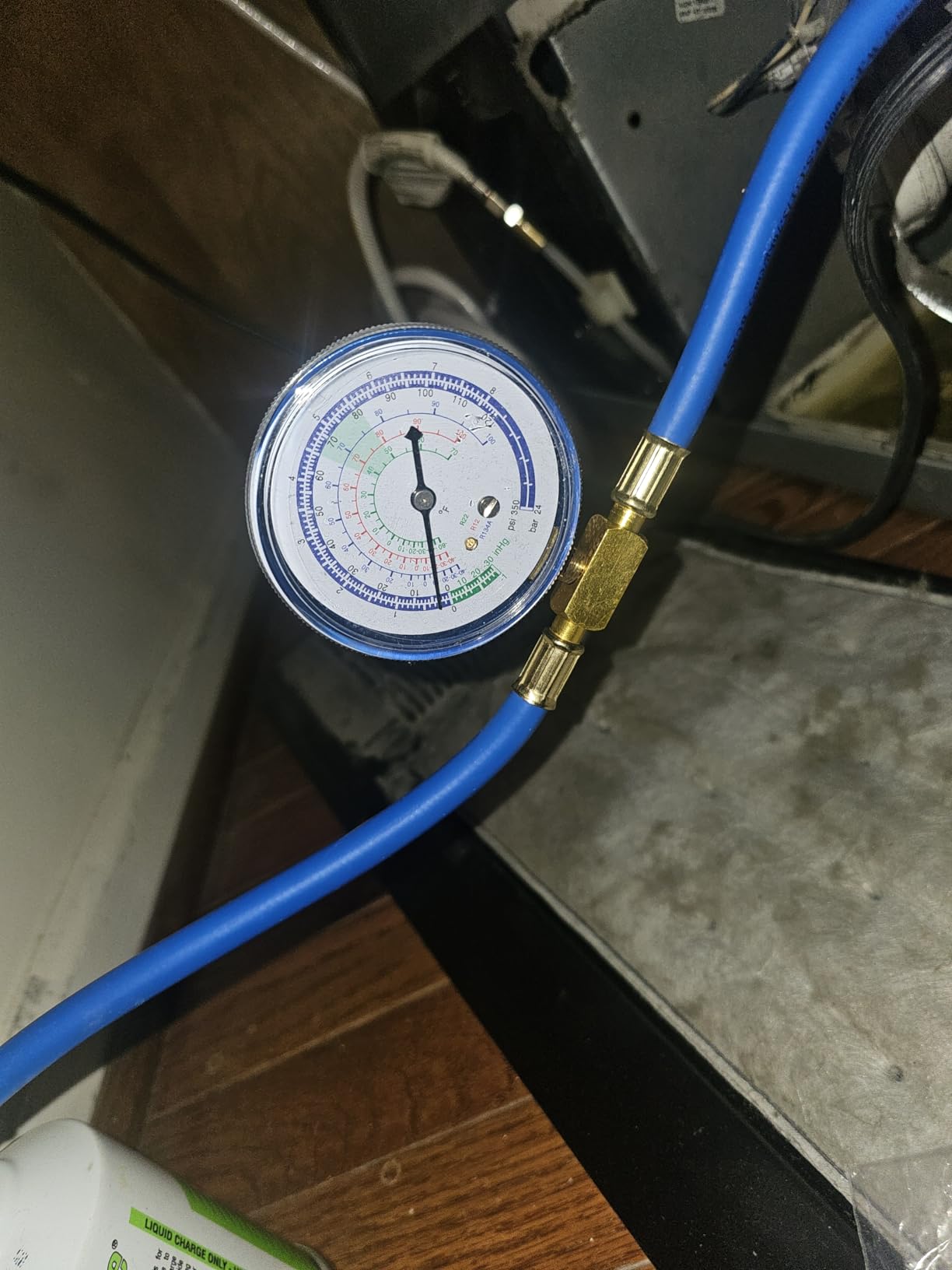 Refrigerator Freon Recharge Kit, AC Recharge Kit with BPV31 Piercing Valve, R134a/R-12/R-22 Refrigerant Charging Gauge Hose Set for Home Refrigerators, AC Refrigerant System customer photo 2