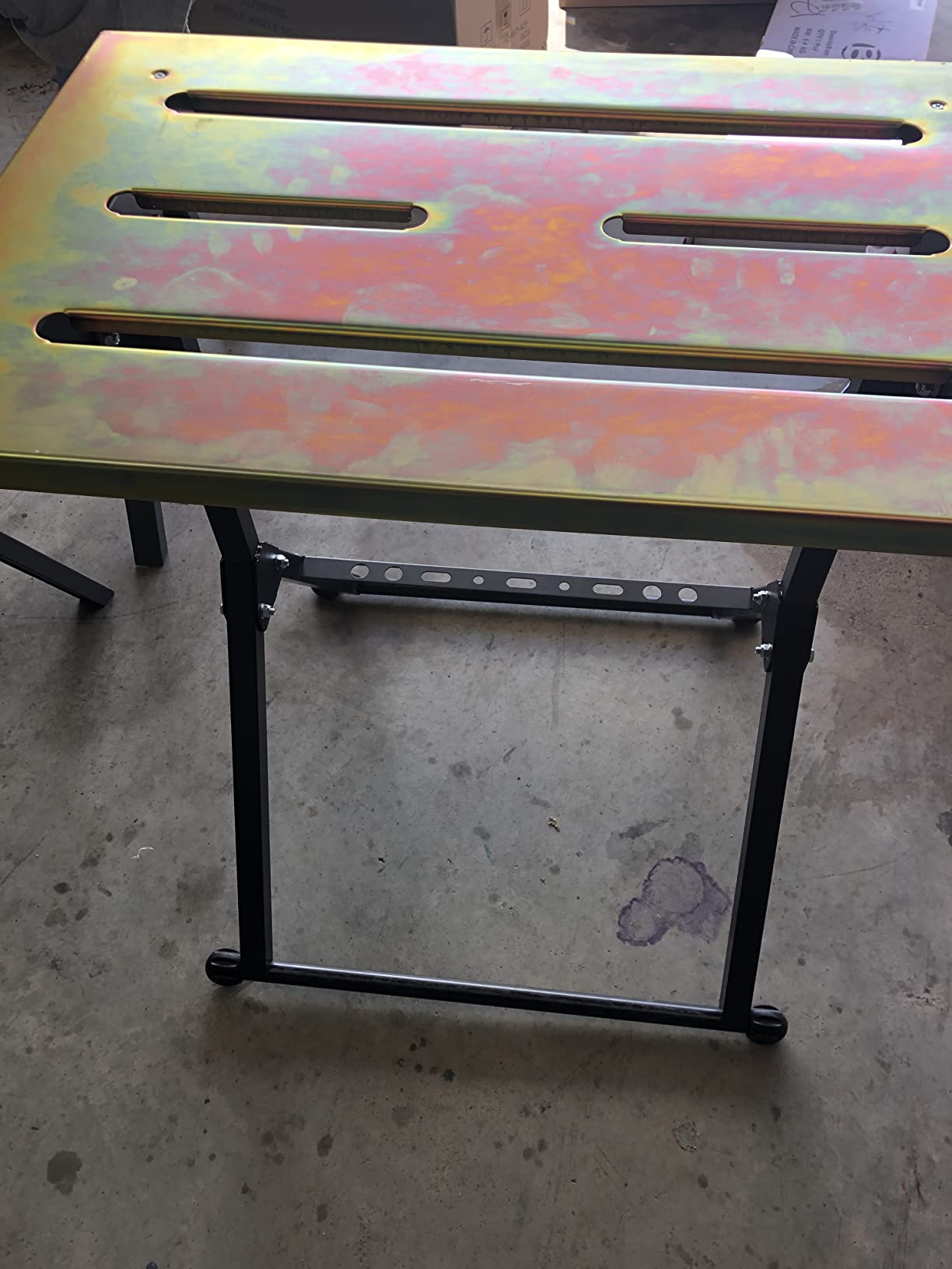 Eastwood Adjustable Steel Welding Table Strong Hold Industrial Workbench Table customer photo 1