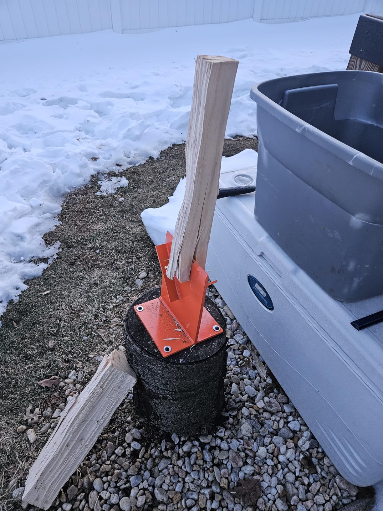 Wood Kindling Splitter - The Firewood Kindling Tool for Wood Stove Fireplace and Fire Pit customer photo 2