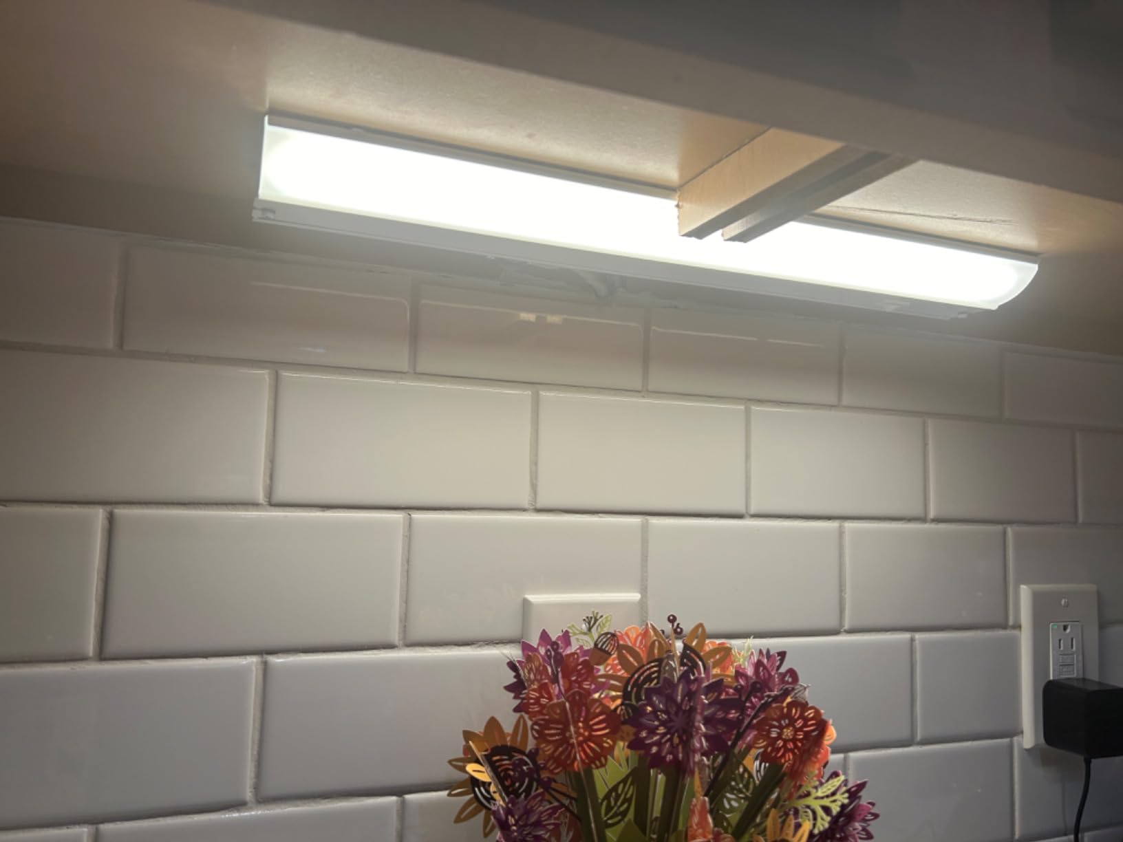 UltraPro 12 inch Hardwired Under Cabinet Lights, On/Off Only | 2700K Warm White, Under Cabinet Lighting, Under Counter Lights for Kitchen 44109 customer photo 2