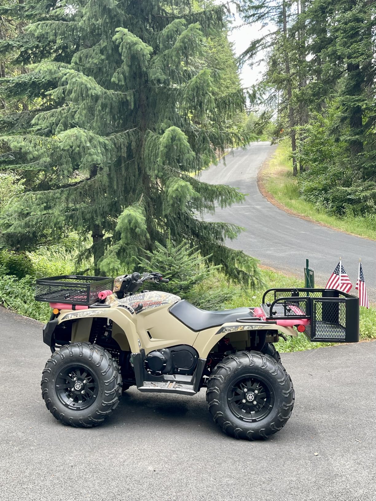 ORCISH Heavy Duty ATV Front Cargo Basket, Steel Mesh Rack with Mounting Kit customer photo 2