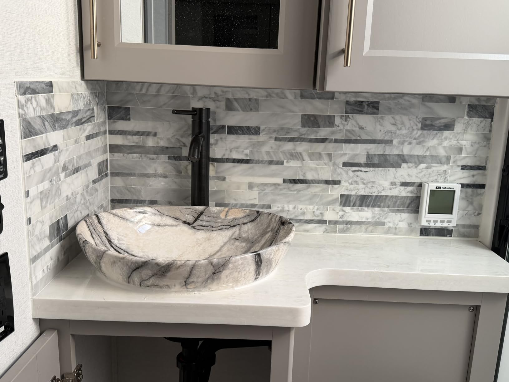 KES Bathroom Vessel Sink, 16