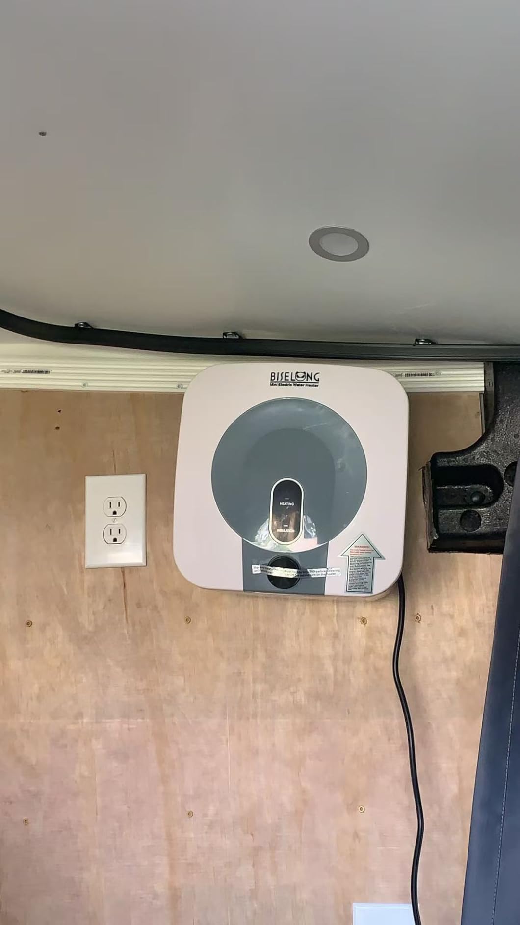 110V-120V 1440-1500W Small Under Sink Tank 2.5 Gallon Water Heater Hot Storage, Mini Instant Electric RV TR Trailer Kitchen Compact, Food Truck 2 PCs 16