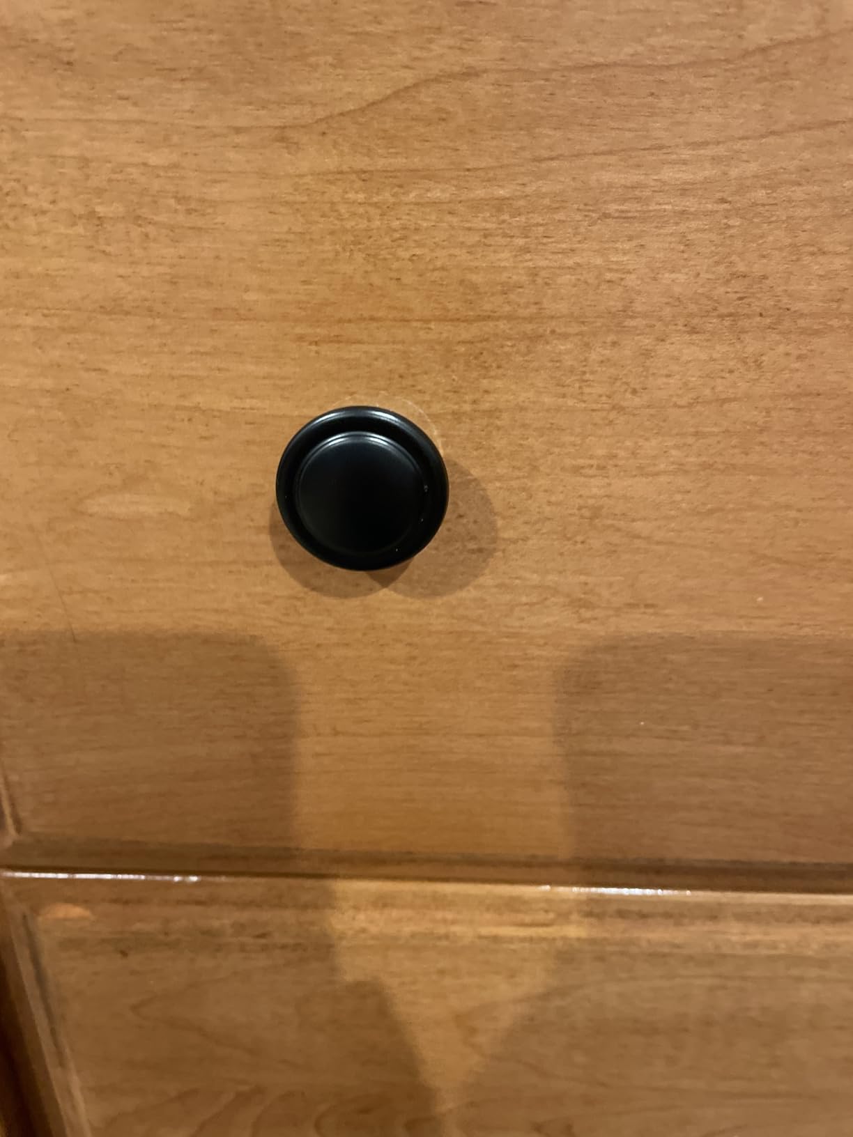 Ravinte 30 Pack 1-1/4 inch Matte Black Zinc Euro-Style Cabinet Knobs, Drawer Pulls & Door Handles customer photo 1