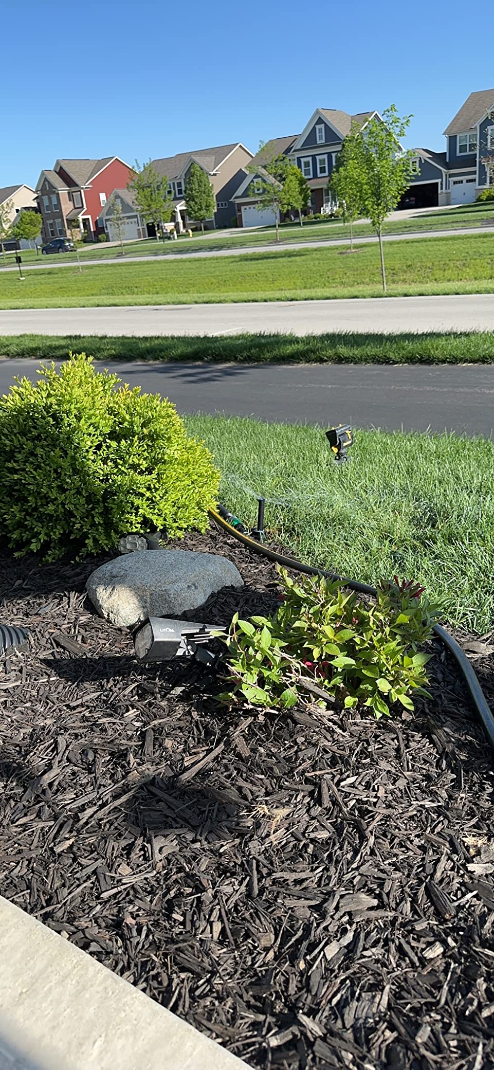 In-Ground Pop-Up Adjustable Spray, Yard Sprinkler Kit for Small Rectangular Coverage (Side Spray) customer photo 2