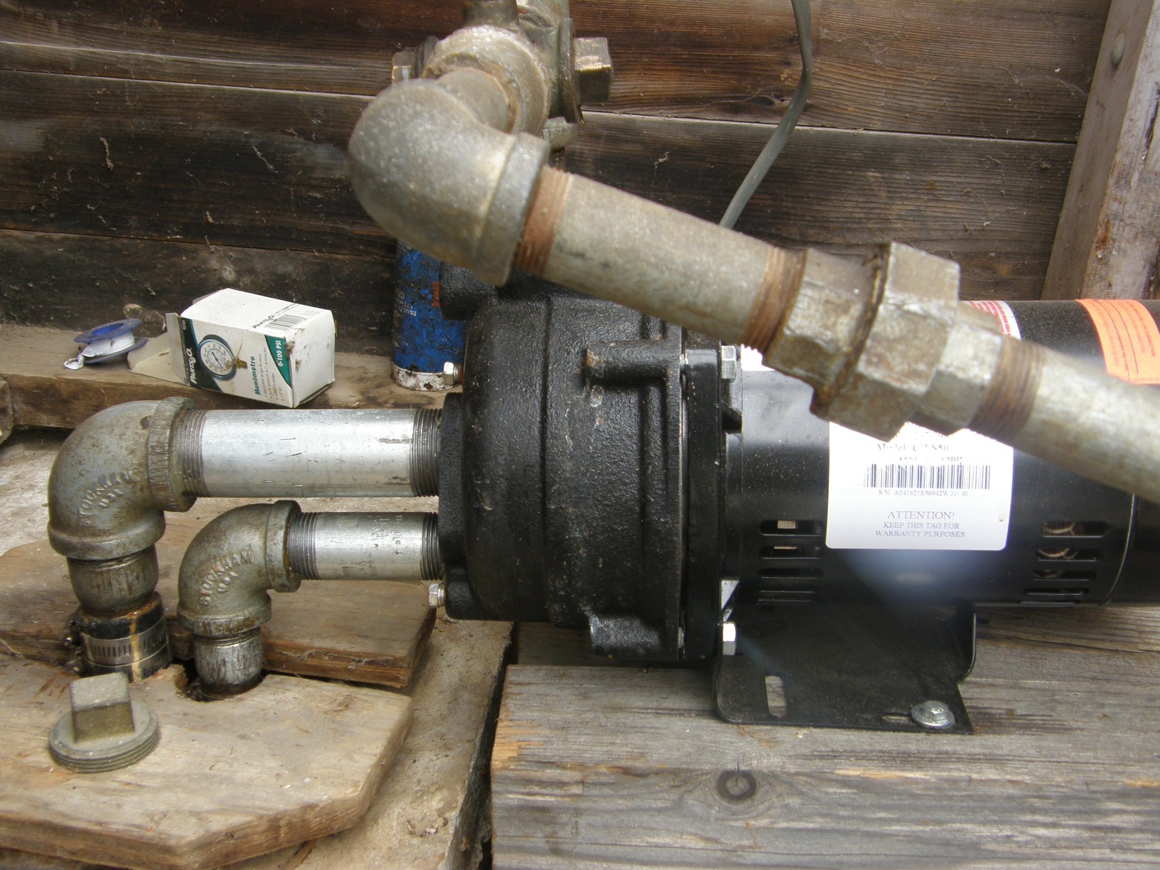 WAYNE CWS50 1/2 HP Cast Iron Convertible Jet Well Pump - Up to 408 Gallons Per Hour - Heavy Duty Jet Well Pump customer photo 1