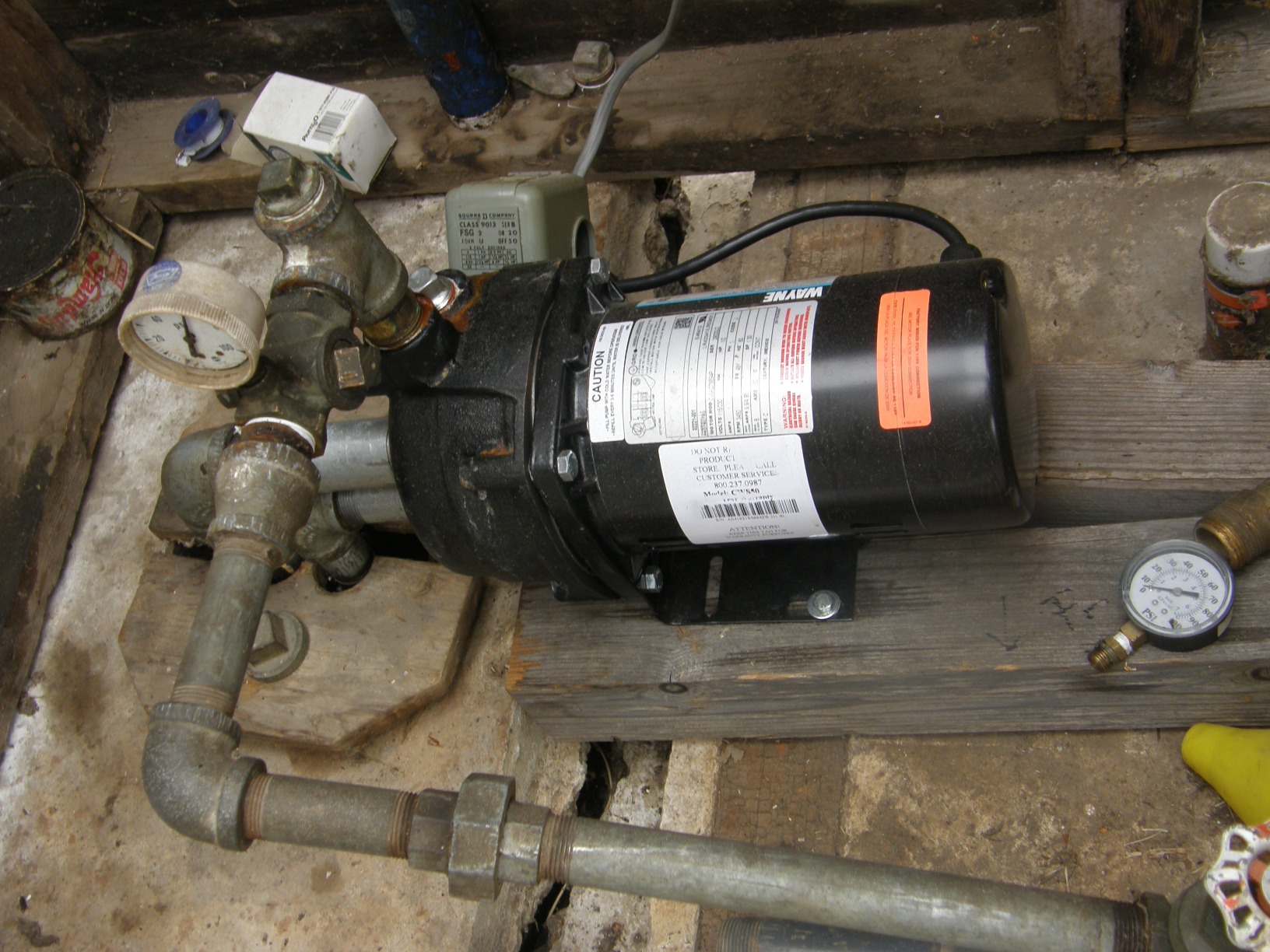 WAYNE CWS50 1/2 HP Cast Iron Convertible Jet Well Pump - Up to 408 Gallons Per Hour - Heavy Duty Jet Well Pump customer photo 2