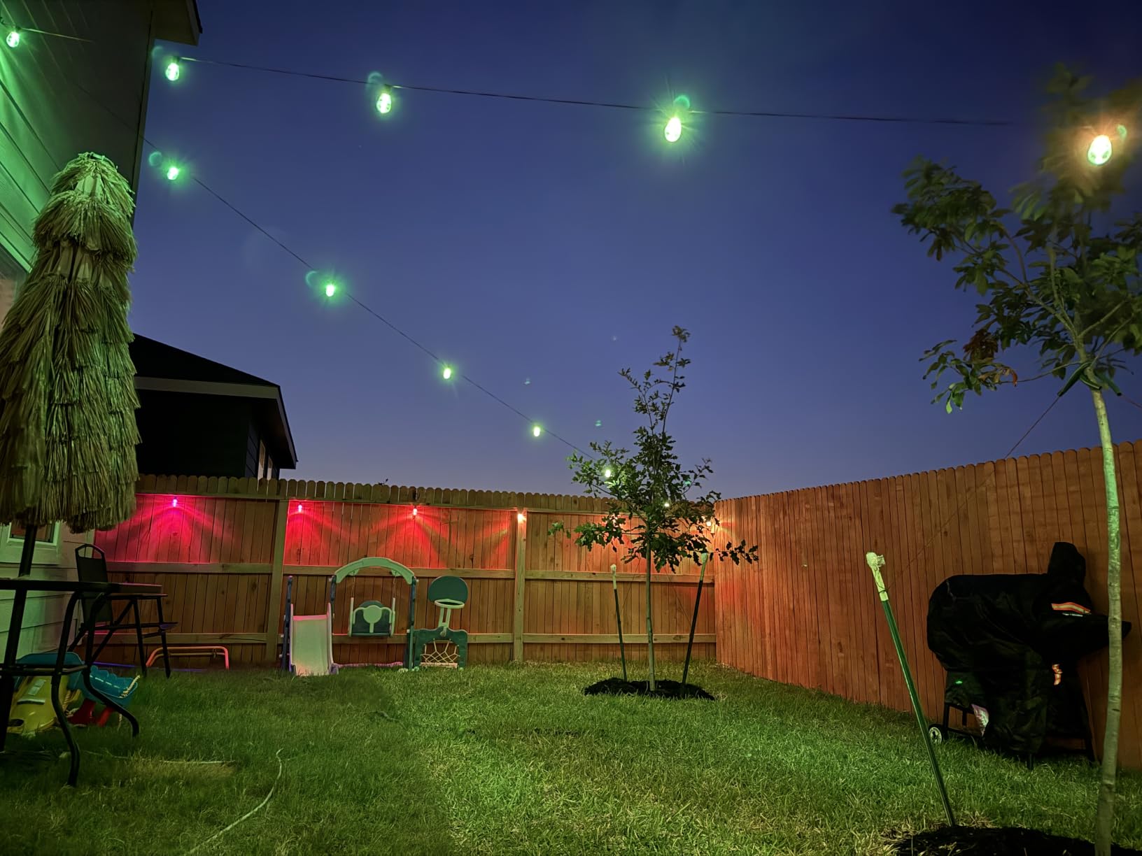 AILBTON Led Strip Lights,60ft Music Sync Color Changing, Built-in Mic,Bluetooth App Control LED Tape Lights with Remote,5050 RGB Rope Light Strips customer photo 1