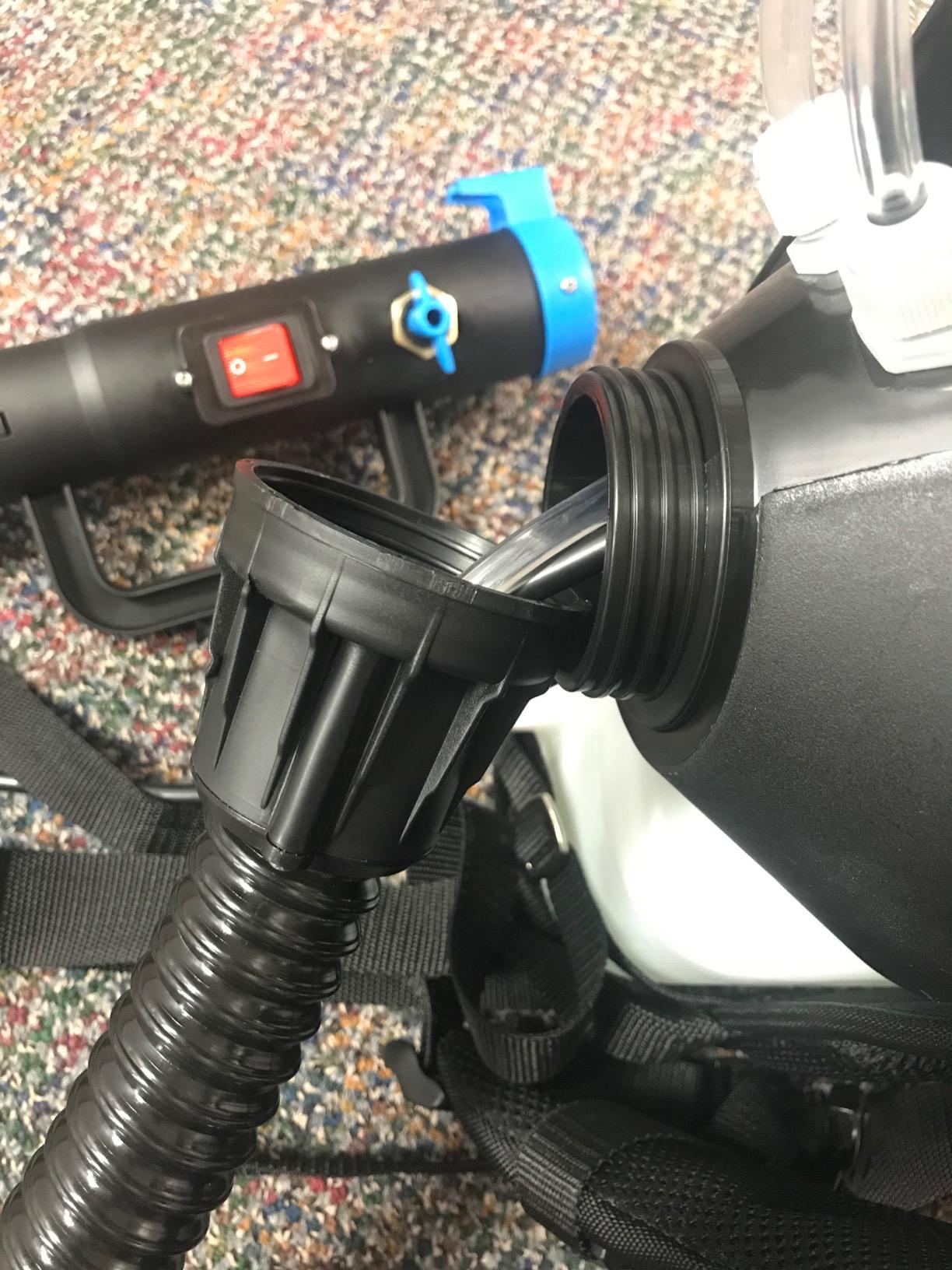 Electric ULV Fogger Machine 10L Backpack Fogger Sprayer- Disinfectant Fogger, Commercial Bug Sprayer, Mosquito, Disinfecting Mold, Insecticide fogger for Indoor Outdoor Garden Home, Hotels customer photo 2