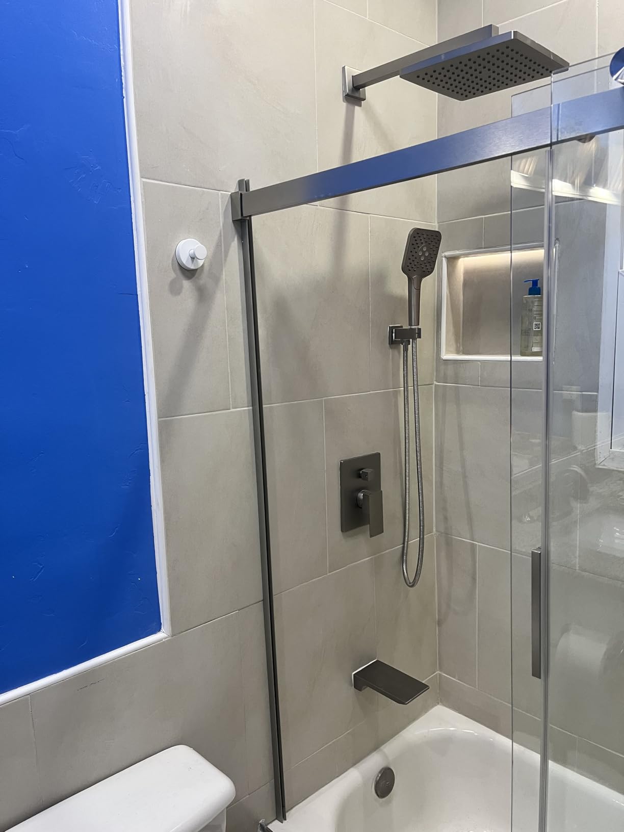 Gabrylly Shower System, Wall Mounted Shower Faucets Sets Complete for Bathroom with High Pressure 10