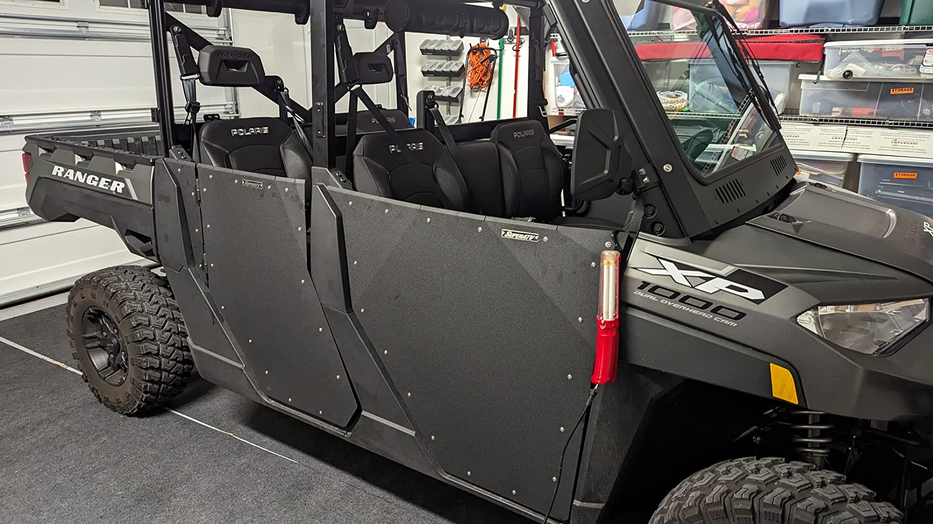 SuperATV Aluminum Doors for Polaris Ranger and Gravely | Aluminum Doors, Powder Coated, Scratch Resistant, Pre-Assembled customer photo 1