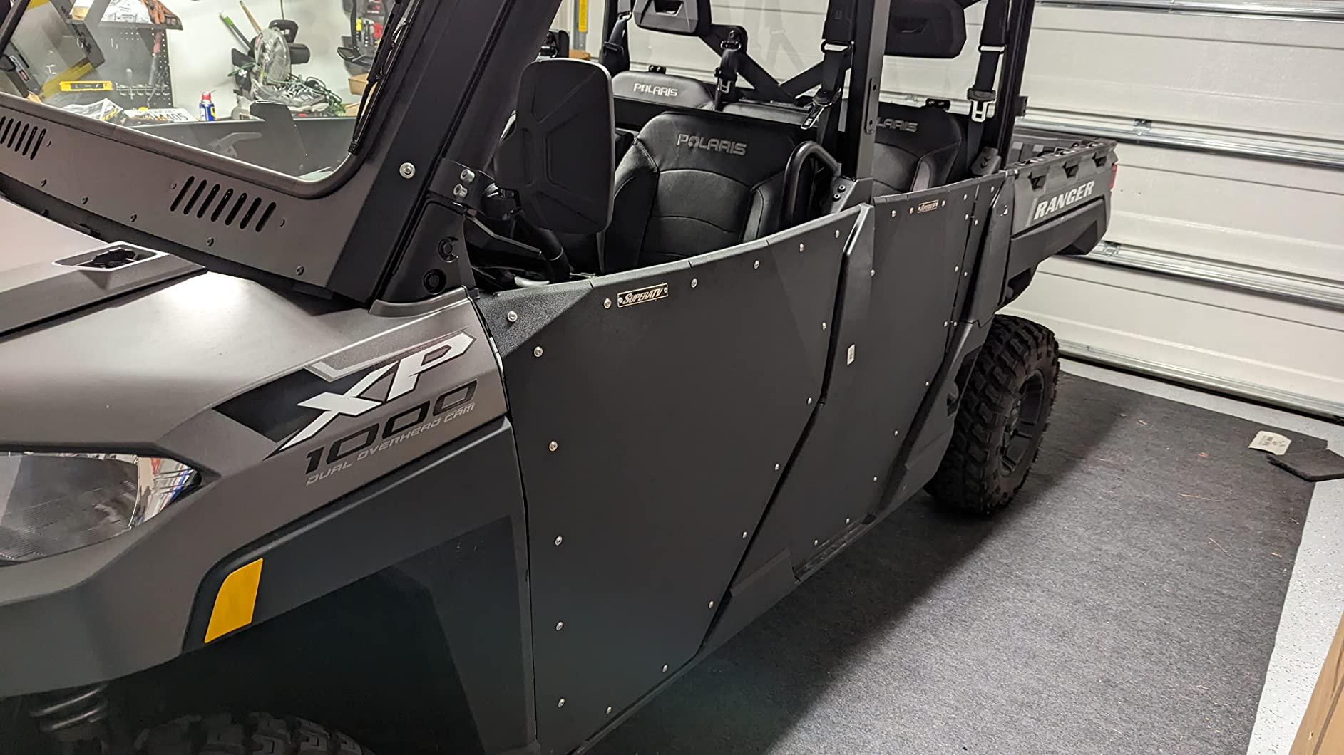 SuperATV Aluminum Doors for Polaris Ranger and Gravely | Aluminum Doors, Powder Coated, Scratch Resistant, Pre-Assembled customer photo 2