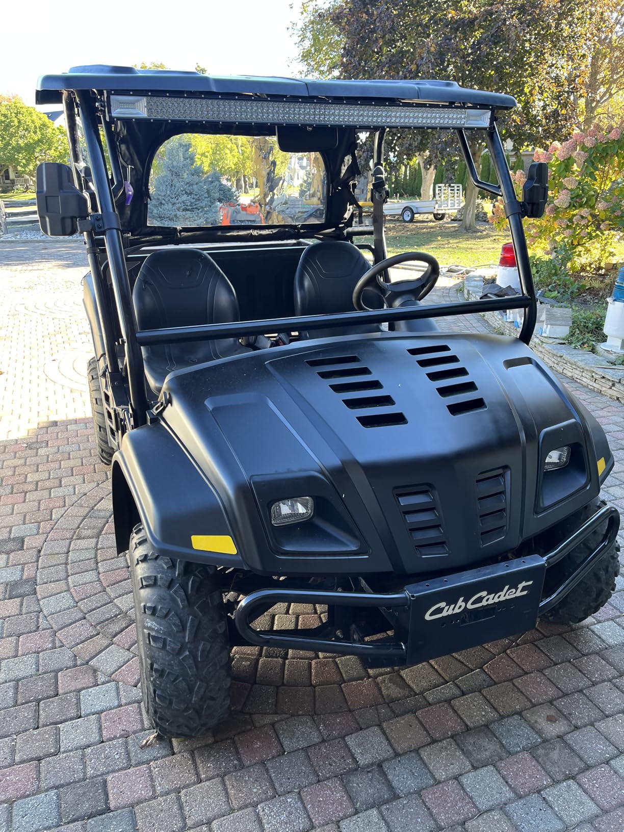 HECASA Universal Hard Top Roof Compatible with JD Gator 625 825i/Kawasaki MULE 4010/Bobcat 3400/Yamaha Rhino/Kawasaki Teryx/Full Size Polaris Ranger New Black customer photo 2