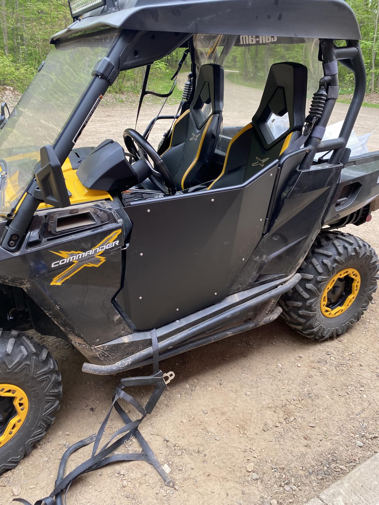 ECOTRIC UTV Suicide Doors Dual Stage Automotive Style Slam Latch Compatible with 2011-2020 Commander 800/800R/1000/1000R 2013-2018 Maverick 1000/1000R Set of 2 customer photo 1