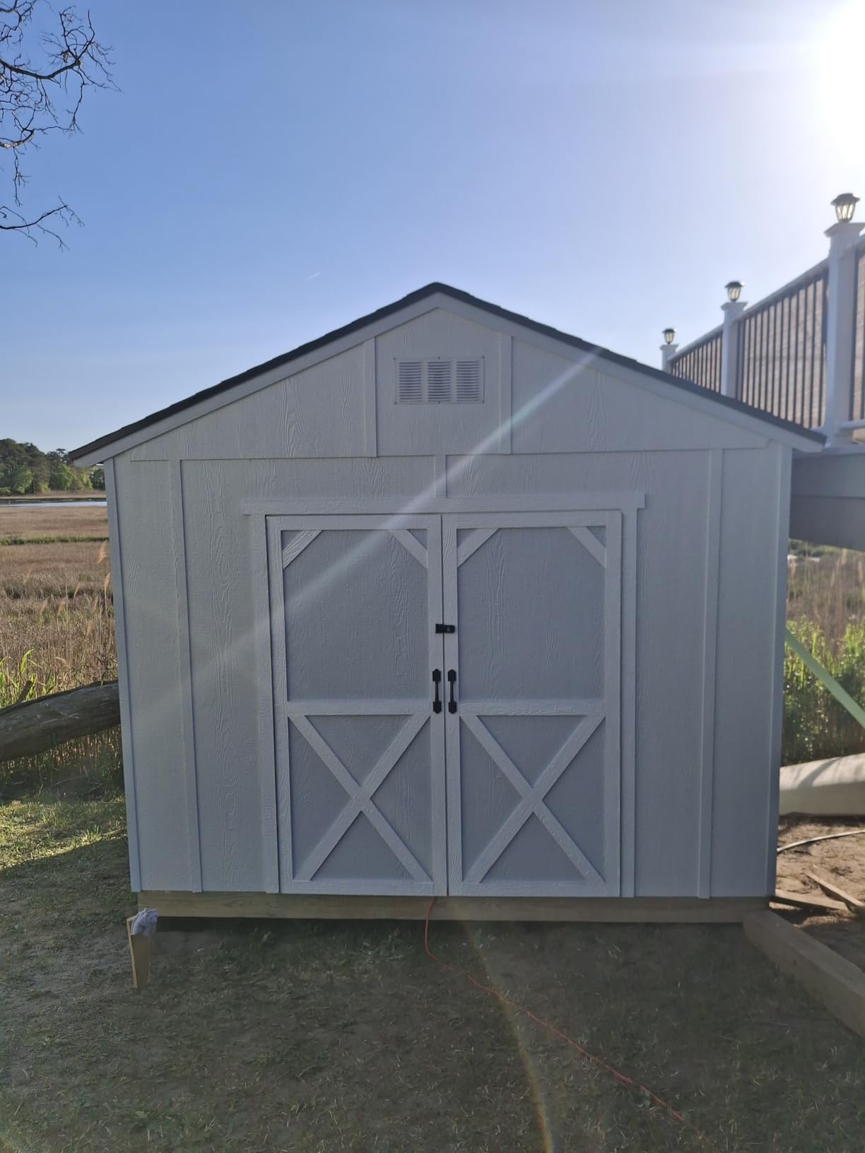 Handy Home Products Rookwood 10x10 Do-It-Yourself Wooden Storage Shed with Floor Kit- Does not Include Paint or Roofing Shingles customer photo 1