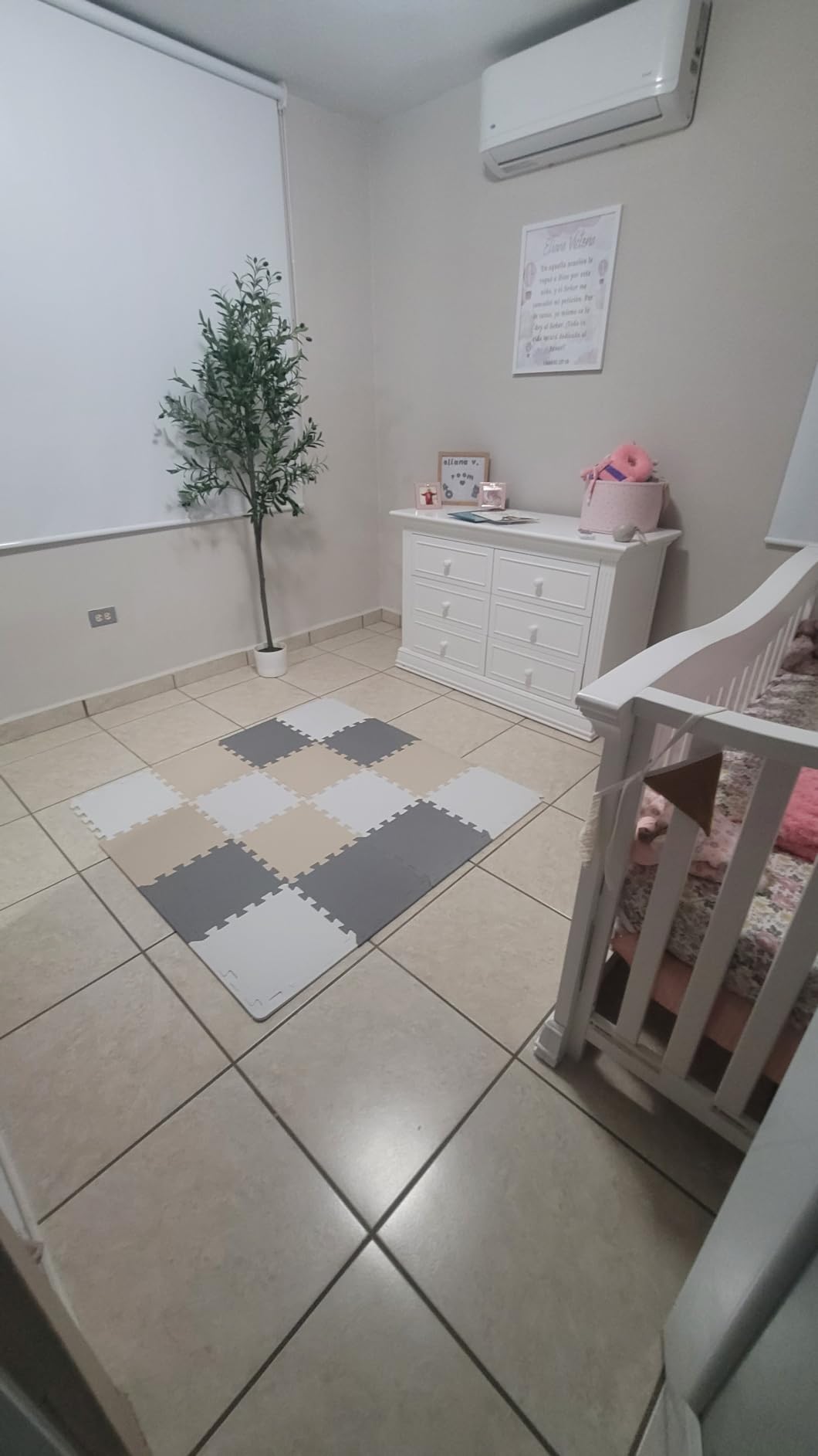 MioTetto Baby Play Mat, Soft Foam Floor Tiles for Kids. Adjustable Interlocking Foam Tiles, Fits with 50x50 Playpen Baby mat for Crawling & Development, Safe & Non-Toxic Playmat for Babies 6-12 Months customer photo 1