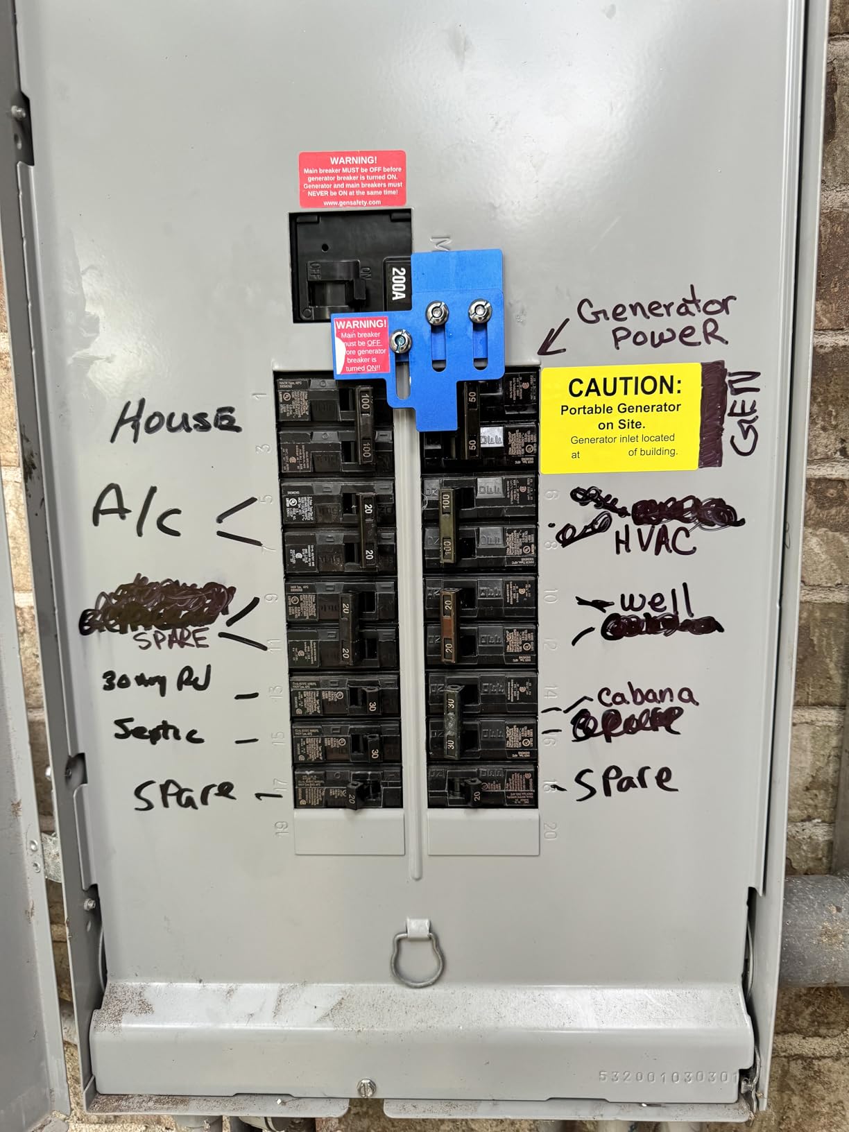 SM200 Generator Interlock Kit for Siemens & Murray 150A and 200A Panels - Made in USA ! customer photo 2