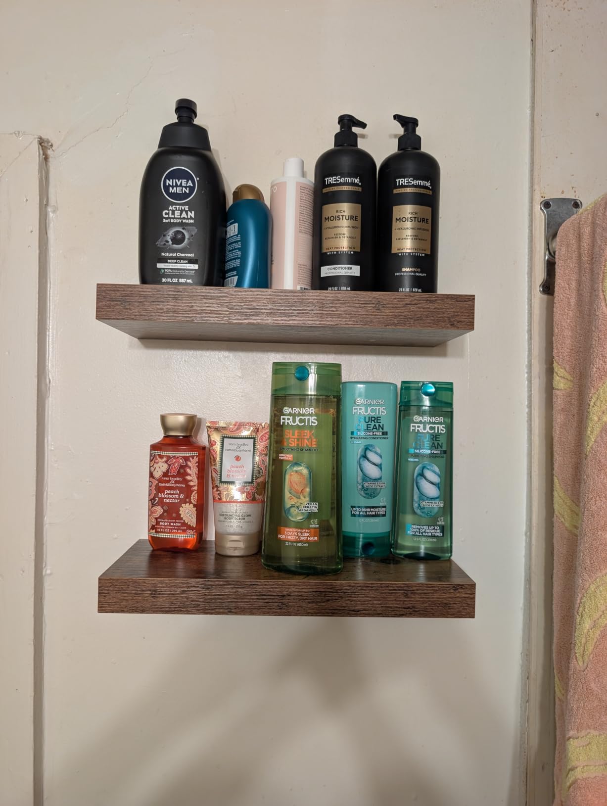QEEIG Bathroom Floating Shelves for Wall - 15.7