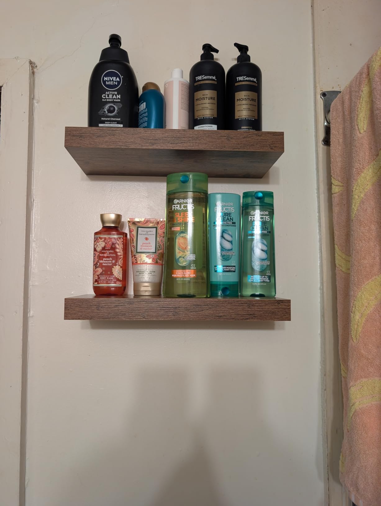 QEEIG Bathroom Floating Shelves for Wall - 15.7