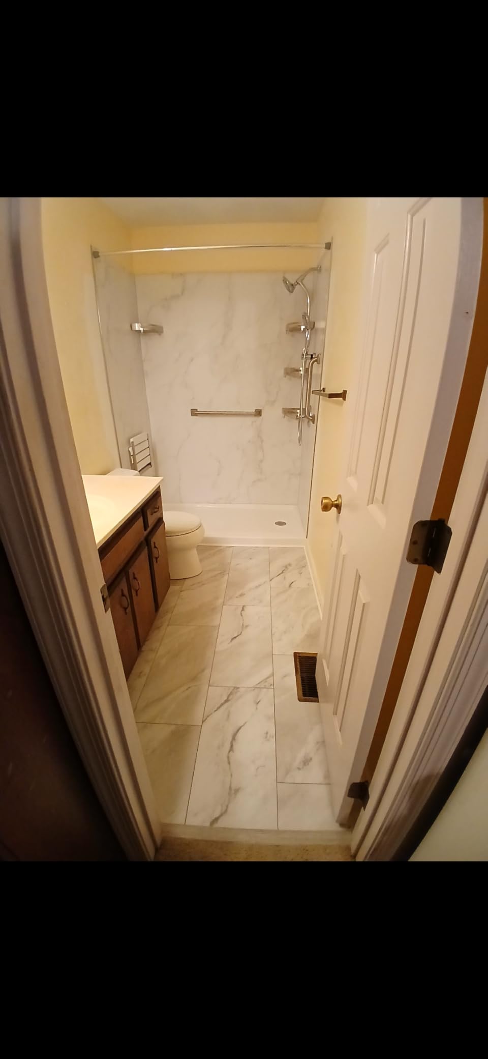 OVE Decors Arroyo Alcove Shower Walls 60 in. x 32 in. 80 in. in Carrara customer photo 2