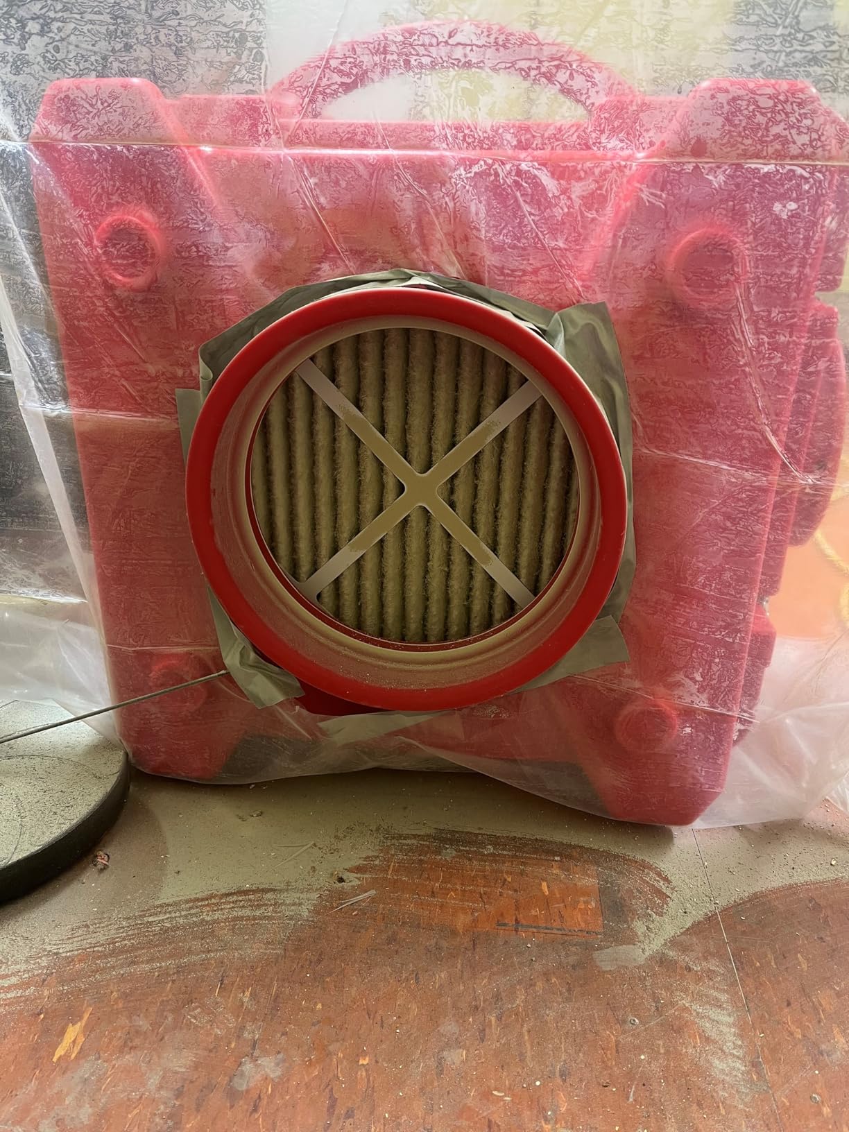MOUNTO HEPA500 Commercial 500cfm HEPA Air Purifier Air Scrubber Negative Air Machine with Variable Speed Roto-Molded Green customer photo 1