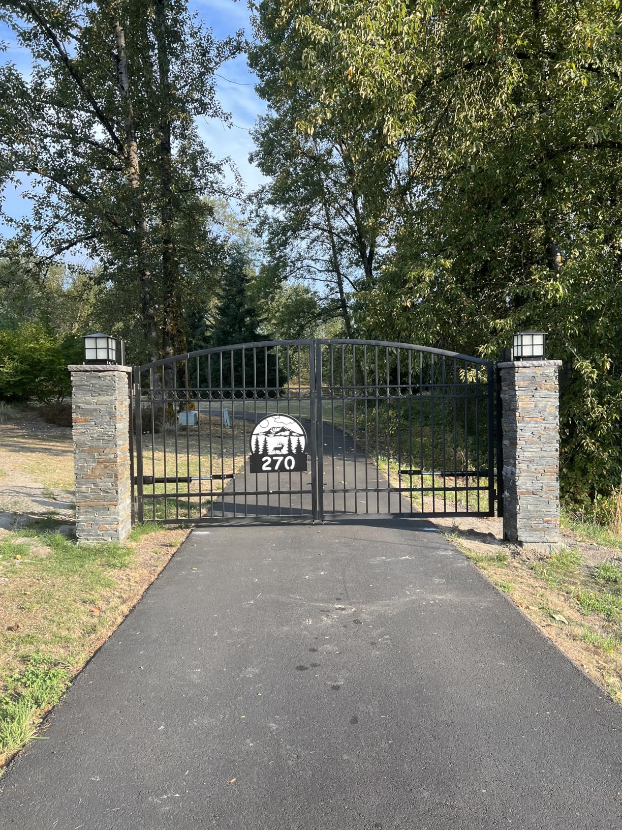 TOPENS A8132 Dual Swing Gate Opener Heavy Duty Automatic Gate Motor for Double Swing Gates Up to 18ft per Arm customer photo 1