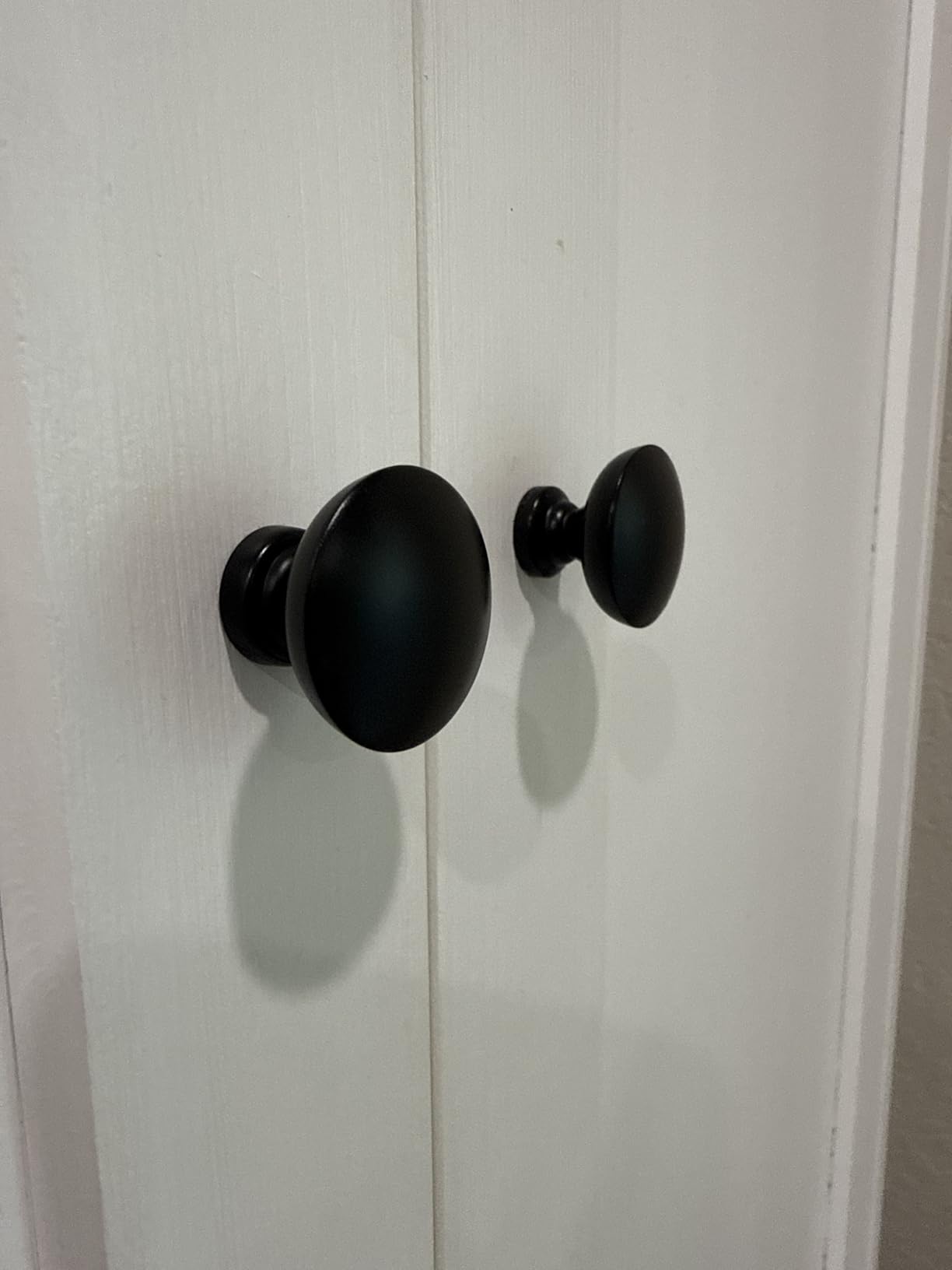 Franklin Brass Fulton (5-Pack) Cabinet Knobs | Matte Black Handles for Dresser Furniture Drawers/Kitchen/Door/Bathroom | 1-3/16