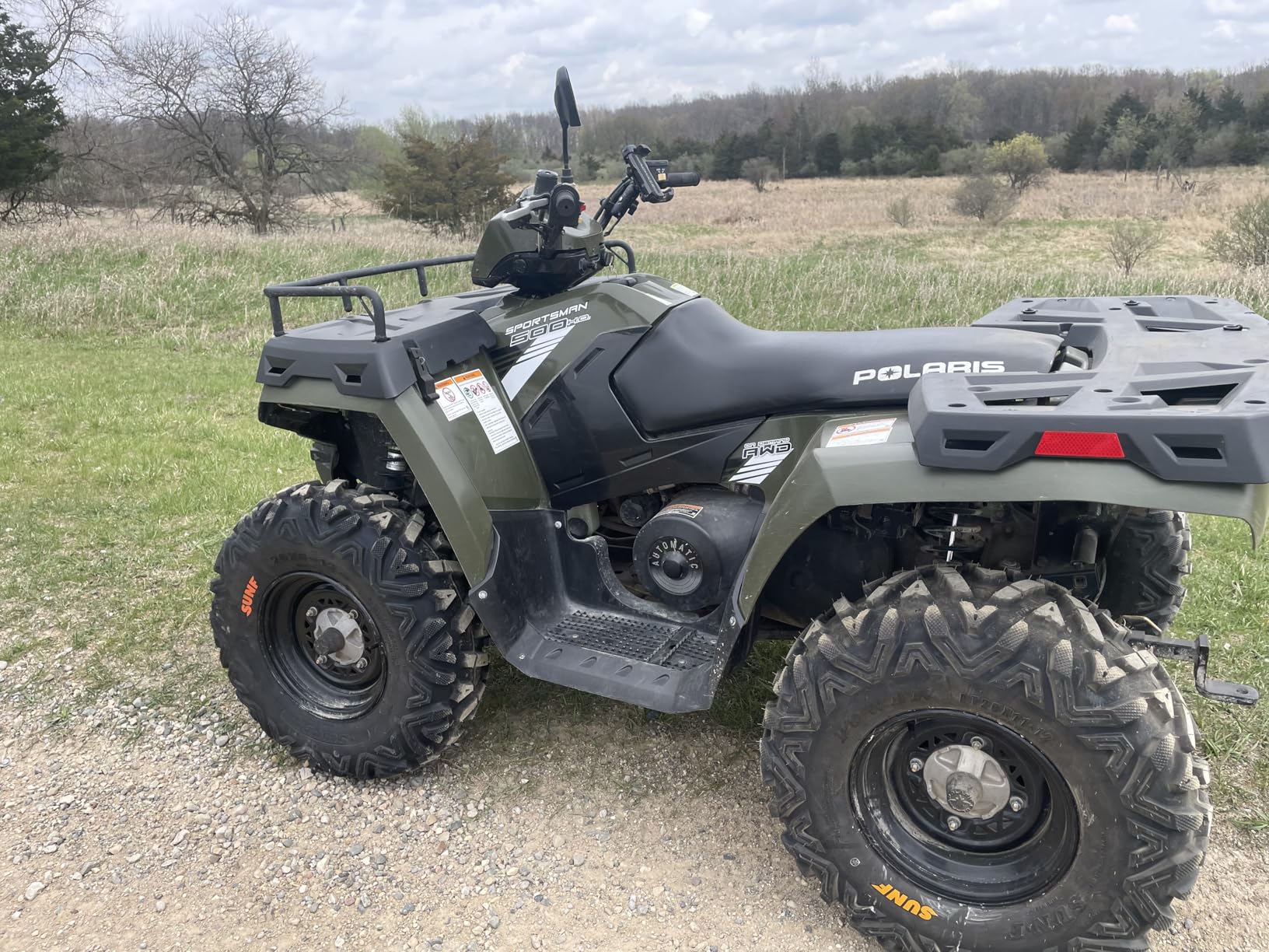 SunF Power.I ATV Tires UTV All Terrain Tires 25x8-12 Front & 25x10-12 Rear 6 Ply Tubeless A033, Set of 4 customer photo 2
