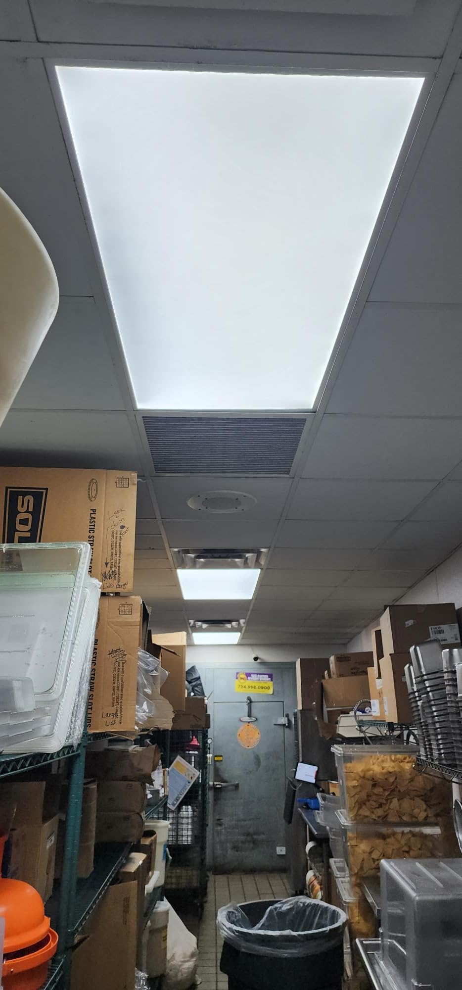 2x4 LED Flat Panel Light Drop Ceiling Light Fixture, 7800LM Super Bright 5000K Daylight, 0-10V Dimmable, ETL Listed, 2x4 LED Recessed Drop Ceiling Troffer Light for Office Shop Commercial Lighting 4 Pack customer photo 1