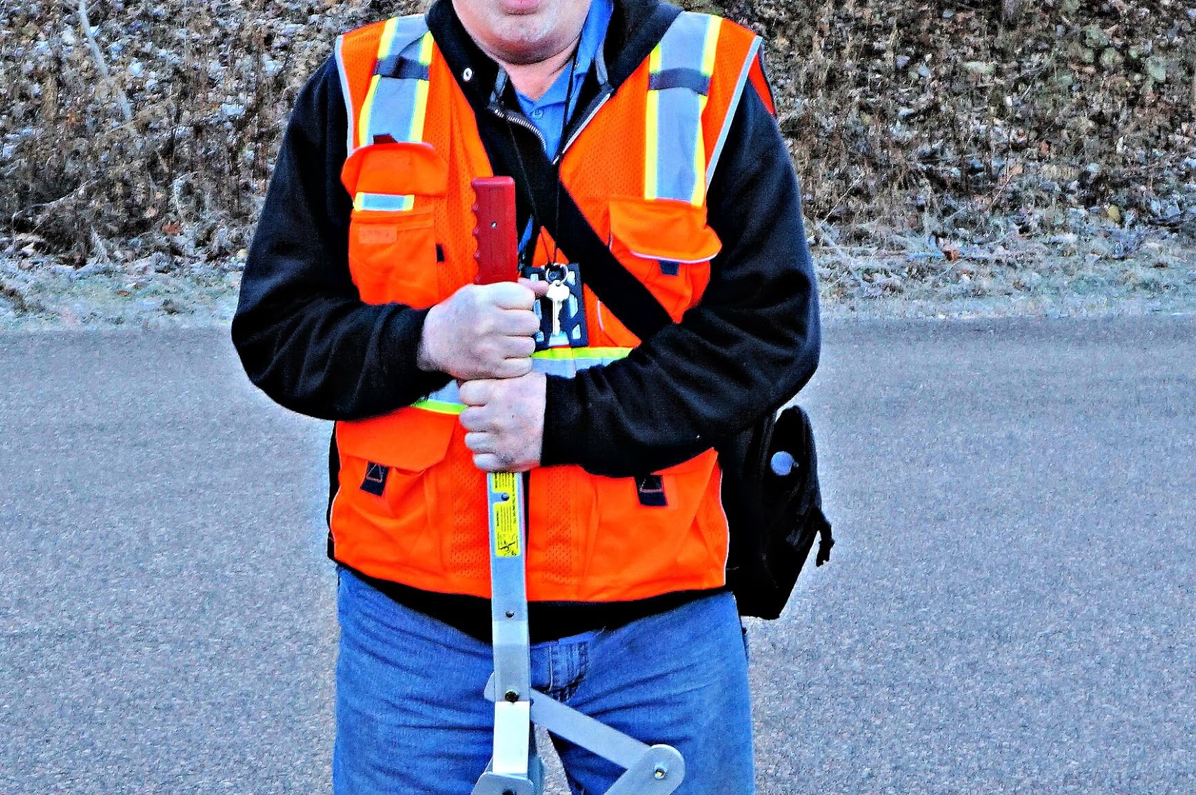 Neopelta Heavy Duty ANSI Reflective Safety Vest with Pockets Yellow Mesh 3X customer photo 1