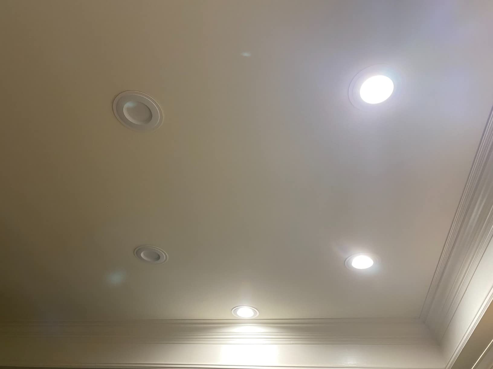 Amico 5/6 inch 5CCT LED Recessed Lighting 12 Pack, Dimmable, Damp Rated, 12.5W=100W, Can Lights with Baffle Trim, Retrofit Installation, ETL&FCC, White customer photo 1