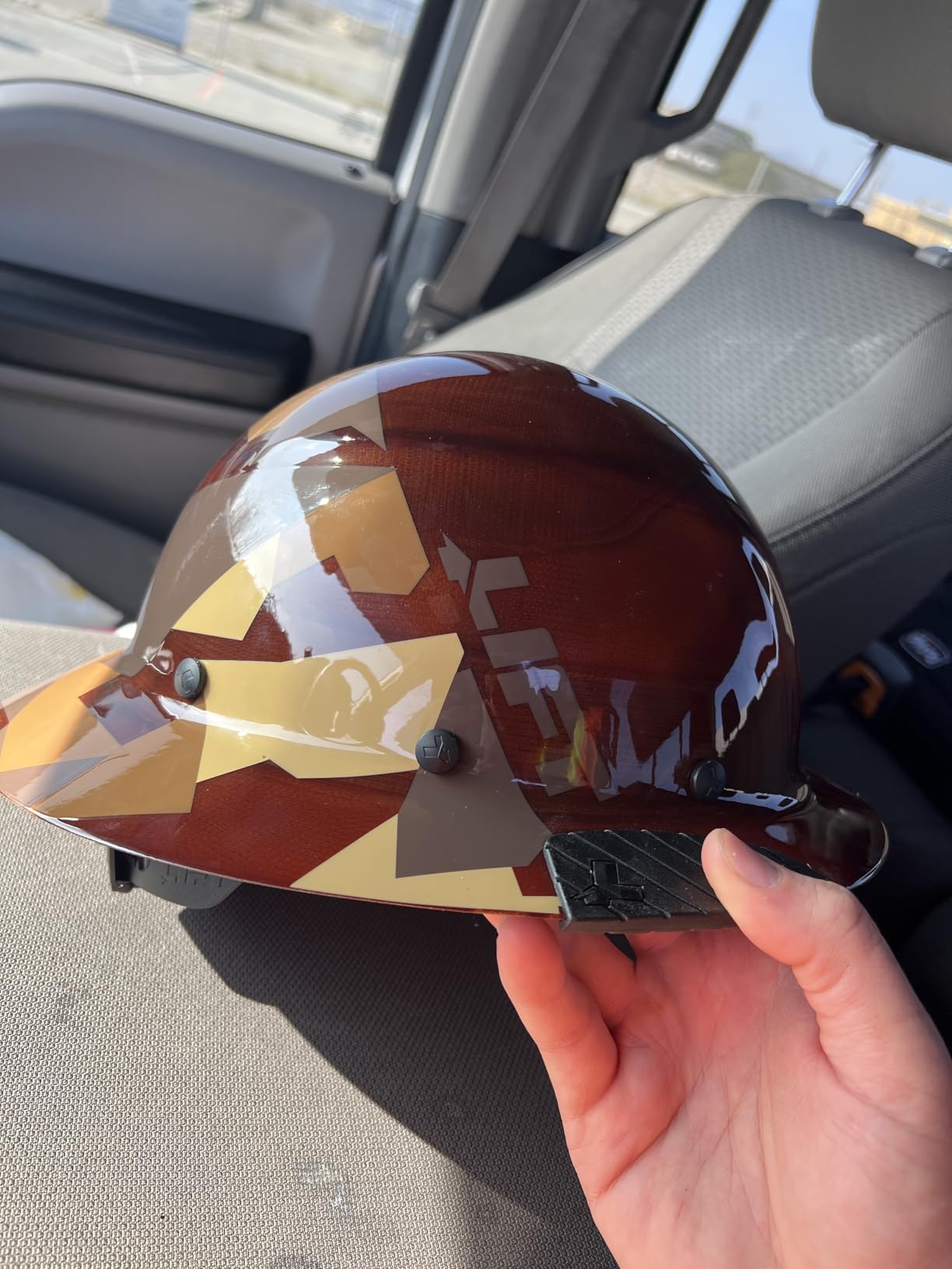 Lift Safety Dax Fiber Resin Full Brim Safety Helmet/Hard Hat | 6 Point Suspension for Comfort & Impact Protection customer photo 1