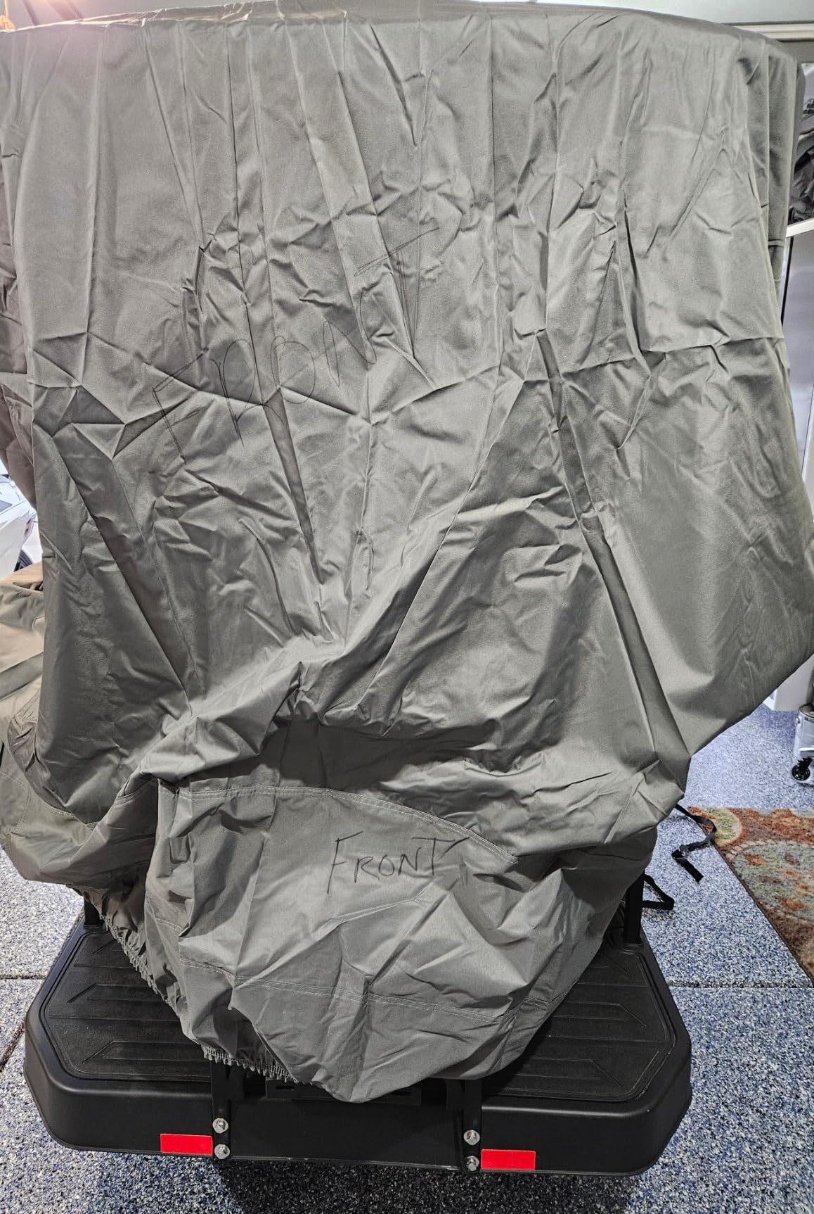 10L0L 2/4/4+2 Passenger Golf Cart Cover Upgrade Extended Roof, 600D Waterproof Snowproof Windproof Sunproof Durable Full Golf Cart Covers for Yamaha,EZGO,Club Car and Other customer photo 2