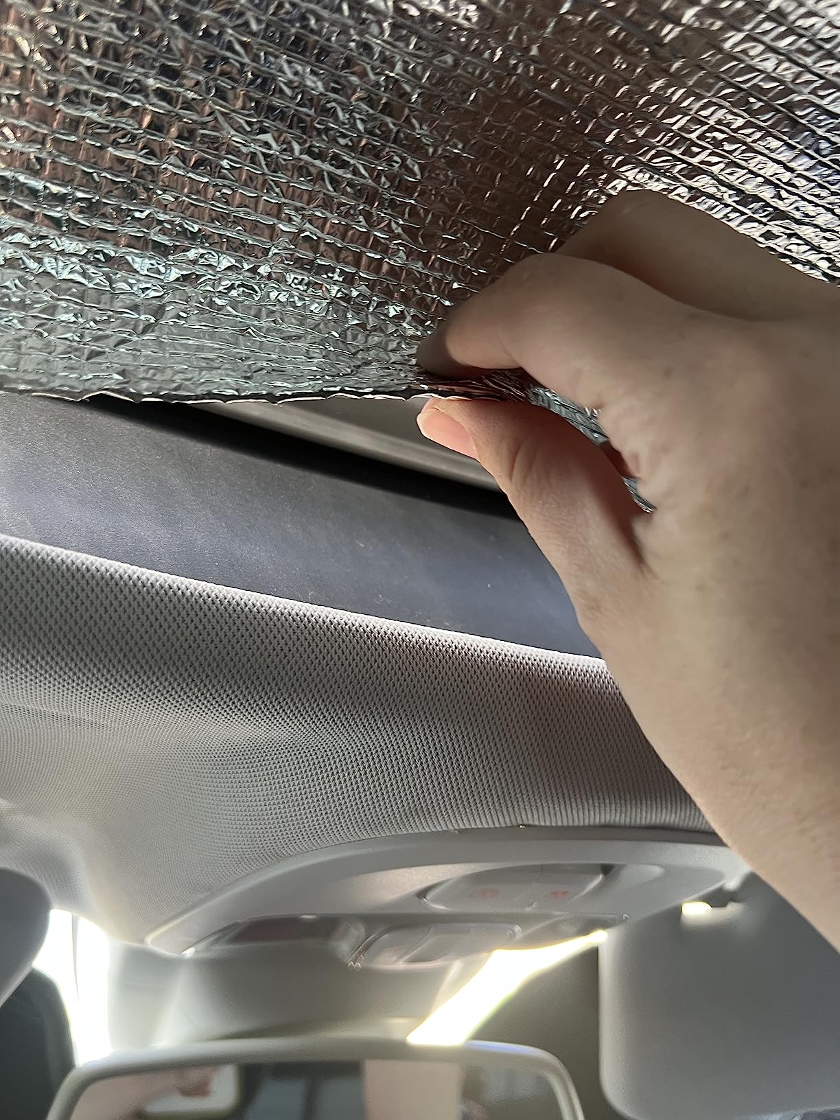 EconoHome Reflective Insulation - 24in x 10ft, 3mm Foam Core, Aluminum Heat Shield - Light Reflective Insulation for Weatherproofing, Condensation, Sound customer photo 2
