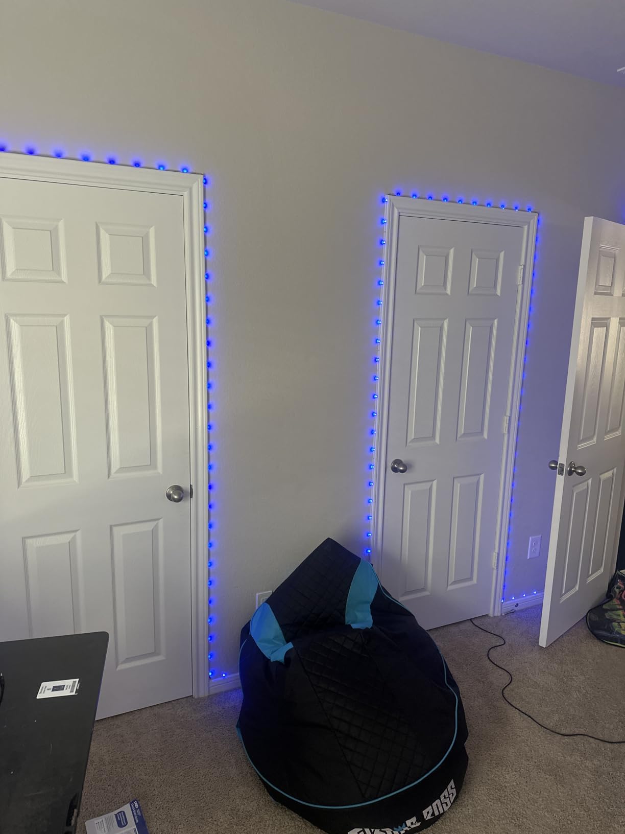 Keepsmile 100ft Led Strip Lights (2 Rolls of 50ft) Bluetooth Smart App Control Music Sync Color Changing RGB Led Light Strip with Remote,Led Lights for Bedroom Room Home Decor Party Festival customer photo 2