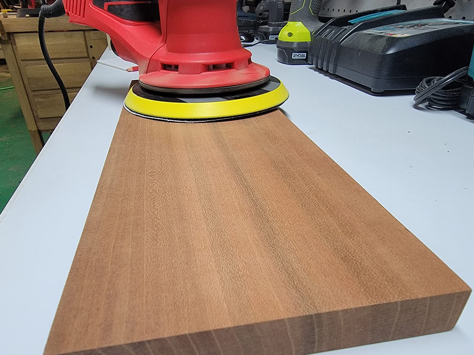Electric Random Orbital Sander, PioneerWorks Brushless Motor Palm Sander | 6 Inch Powerful 350W Low Vibration Electric Sander, 10000 RPM Variable Speed For Woodworking Polishing Sanding Carpentry customer photo 2