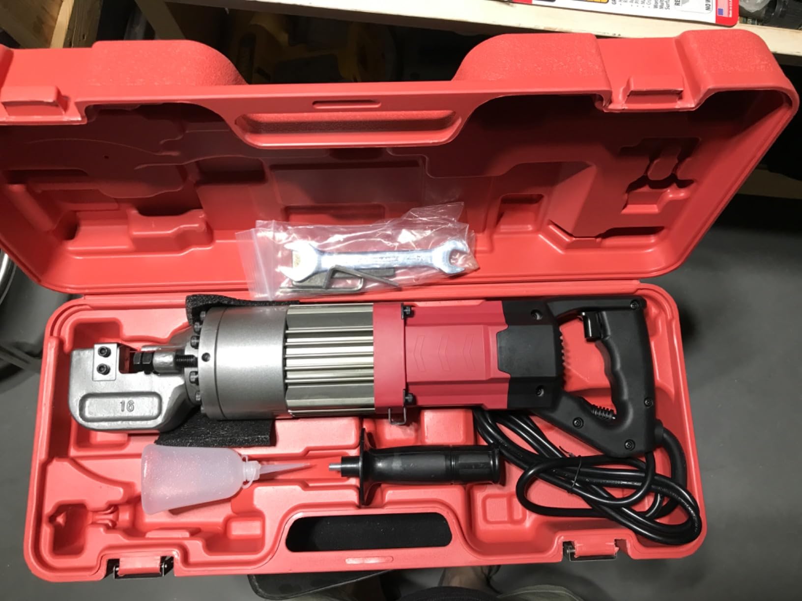 Lotos RC16A Electric Rebar Cutter 1000W Portable Hydraulic Electric Rebar Cut 5/8