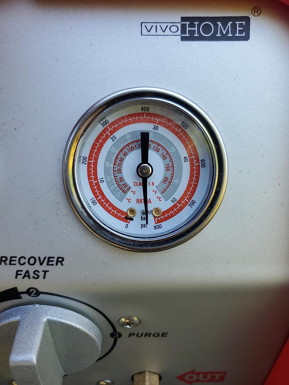 VIVOHOME 3/4HP Single Cylinder Portable Refrigerant Recovery Machine | 110-120V Freon AC Recovery Machine for Liquid Vapor Refrigerant R134a R410a R12 R22 Automotive Home Air Conditioning customer photo 2