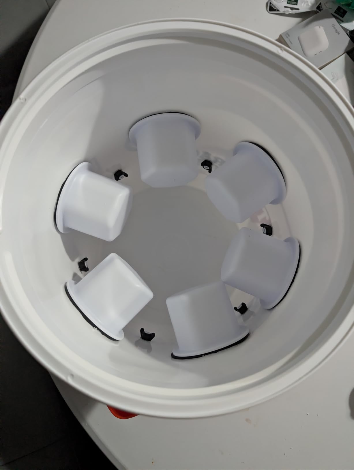 Essilnn DIY Chicken Feeder and Waterer Automatic Chicken Feeder No Waste Poultry Feeder Kit for Buckets Barrels Bins Troughs, 6 Ports and 6 Water Cups customer photo 1