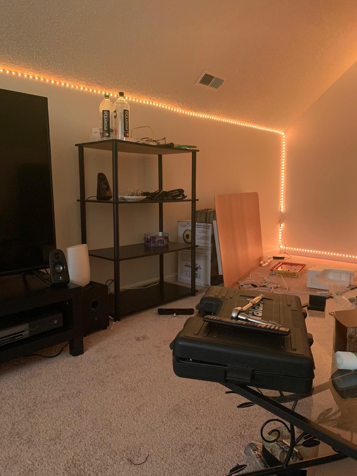 DAYBETTER LED Strip Lights 200 ft (2 Rolls of 100 ft), Smart App Control Lighting Bedroom Rome Decor with Remote, RGB Music Sync Color Changing LED Lights for Party customer photo 2