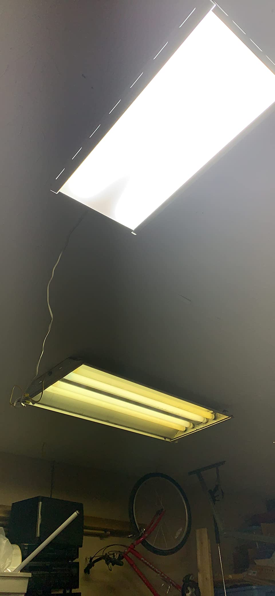 Lightdot 2FT LED High Bay Shop Lights, 100-277V [Driver Equipped] 200W 28000LM [Eqv.800W MH] 5000K Large Coverage Linear 2x2 High Bay LED Fixtures for Warehouse Garage - ETL Listed, 8 Pack customer photo 1