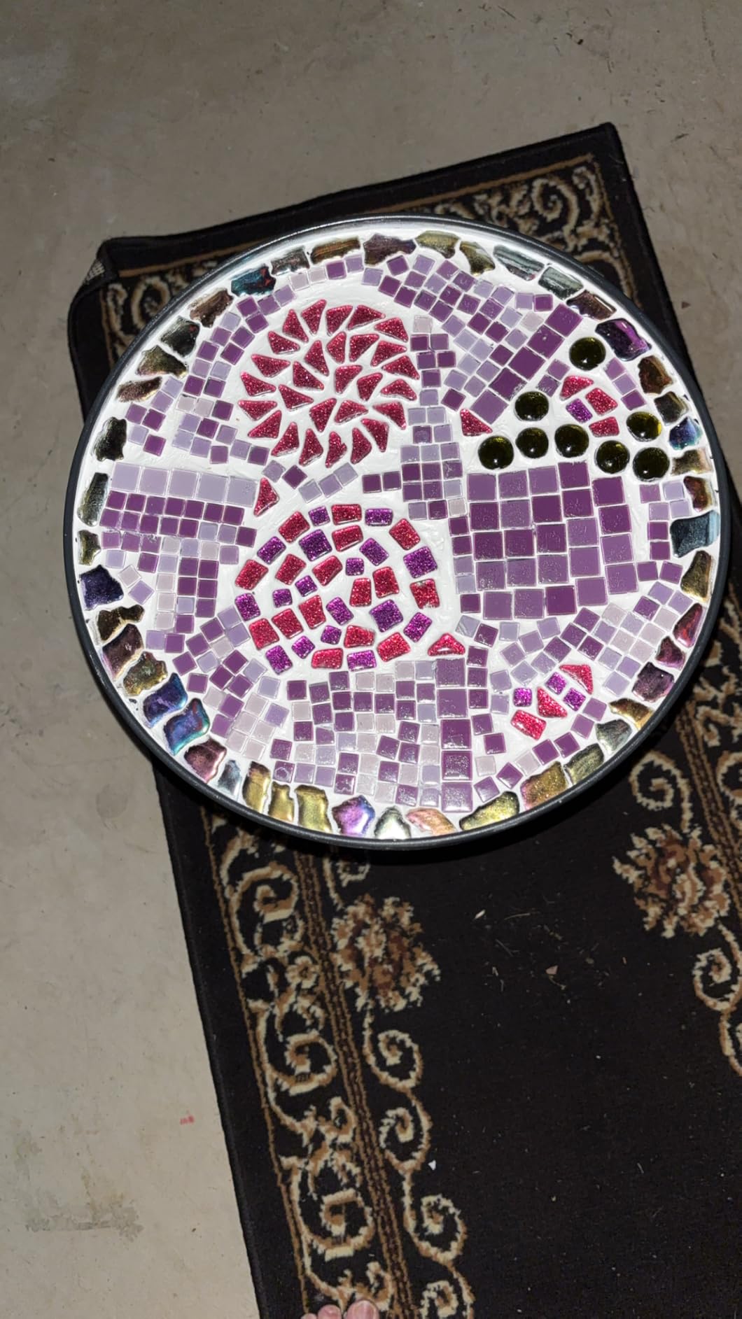 LITMIND 1.1LB Assorted Colors Irregular Crystal Glass Mosaic Tiles - Perfect for Art Crafts, Mosaic Making Projects, Home Decor, and More customer photo 1