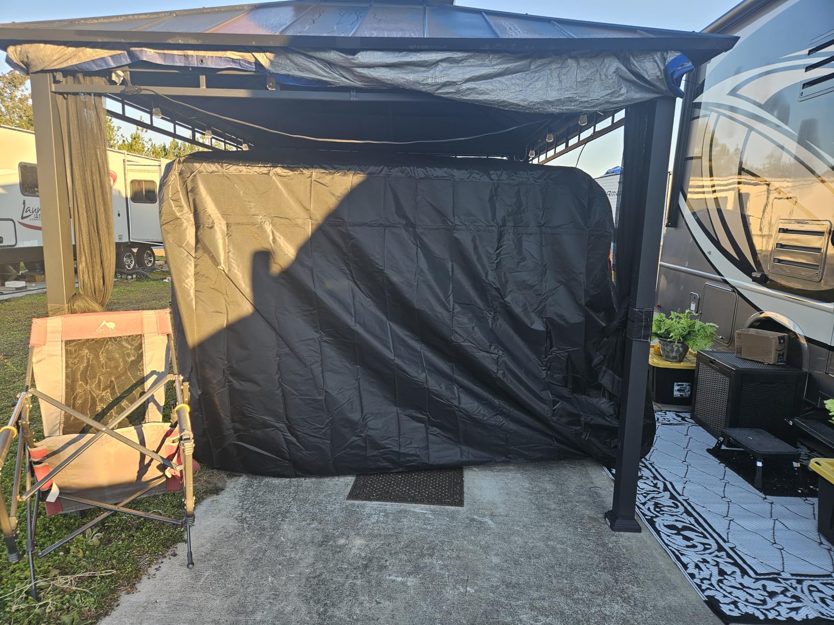 Golf Cart Cover 2/4/6 Passenger Golf Cart Covers Extended Roof Waterproof Outdoor, Durable Weatherproof, Compatible with Club Car, EZGO, Yamaha, Cushman, Evolution, Star, Tomberlin customer photo 2