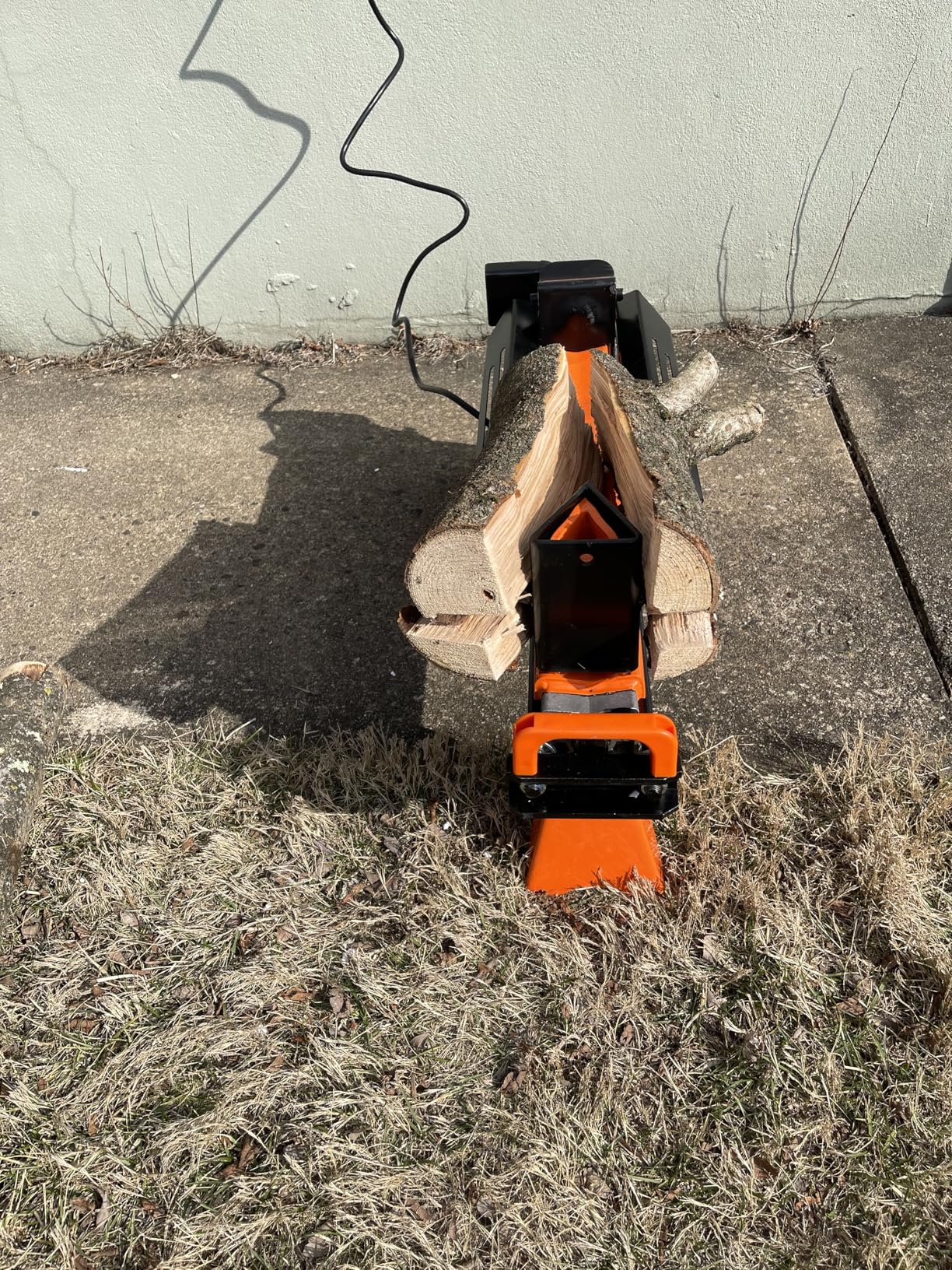 PROYAMA 7T Electric Log Splitter, 15A Motor Wood Splitter with Cross Wedge customer photo 1