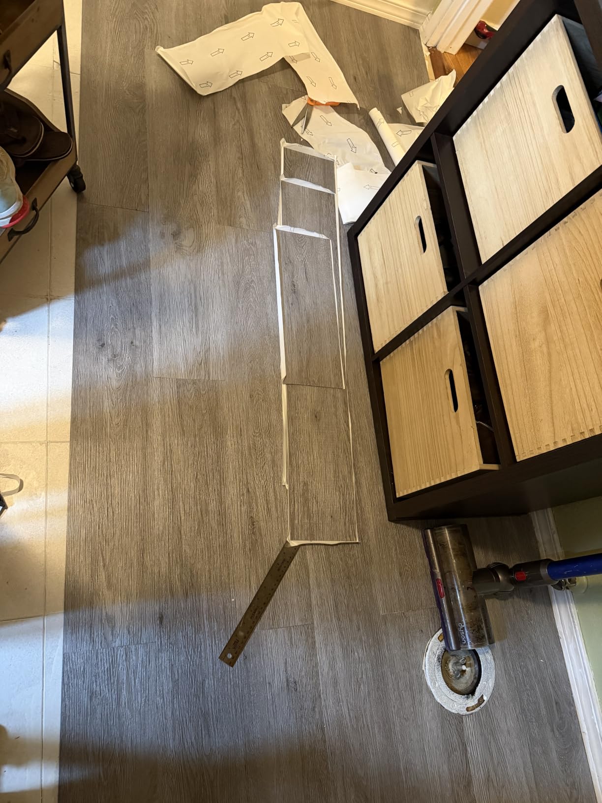 Art3d 36-Pack Peel and Stick Luxury Vinyl Flooring Tiles, 54 Sq. Ft Self Adhesive Wood Plank for Kitchen, Bedroom, Bathroom, Grey Ash customer photo 1