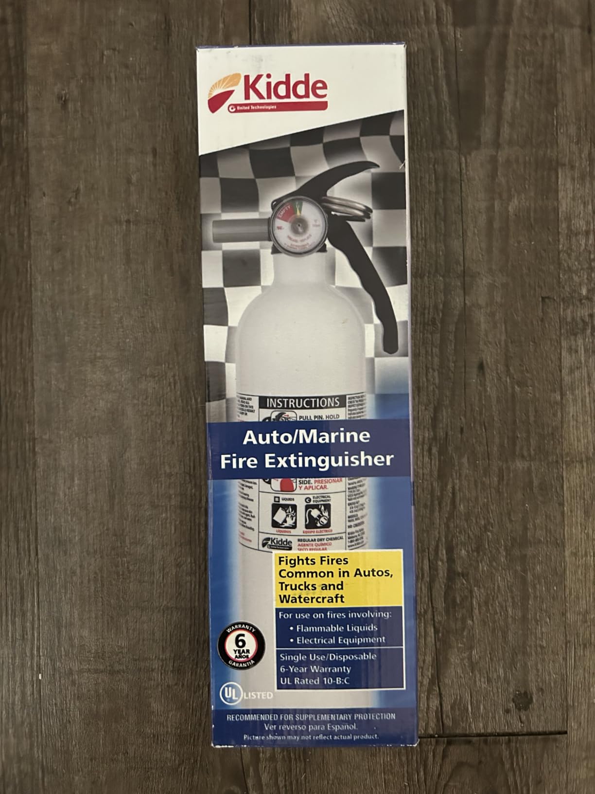 Kidde Auto 5 Fire Extinguisher for Cars and Trucks, 5-B:C, M5G, 2 lb. Dry Chemical customer photo 2
