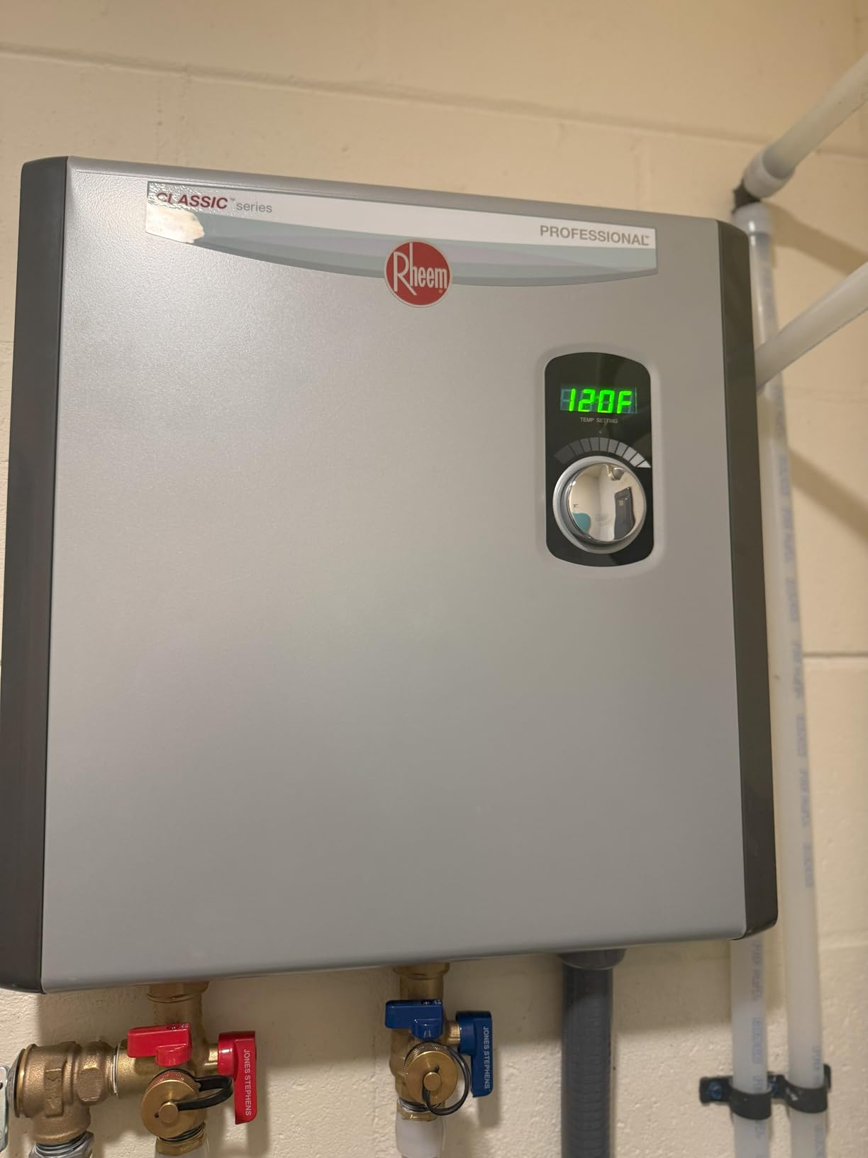 Rheem 3.5kW 120V Point of Use Thermostatic Tankless Electric Water Heater customer photo 2