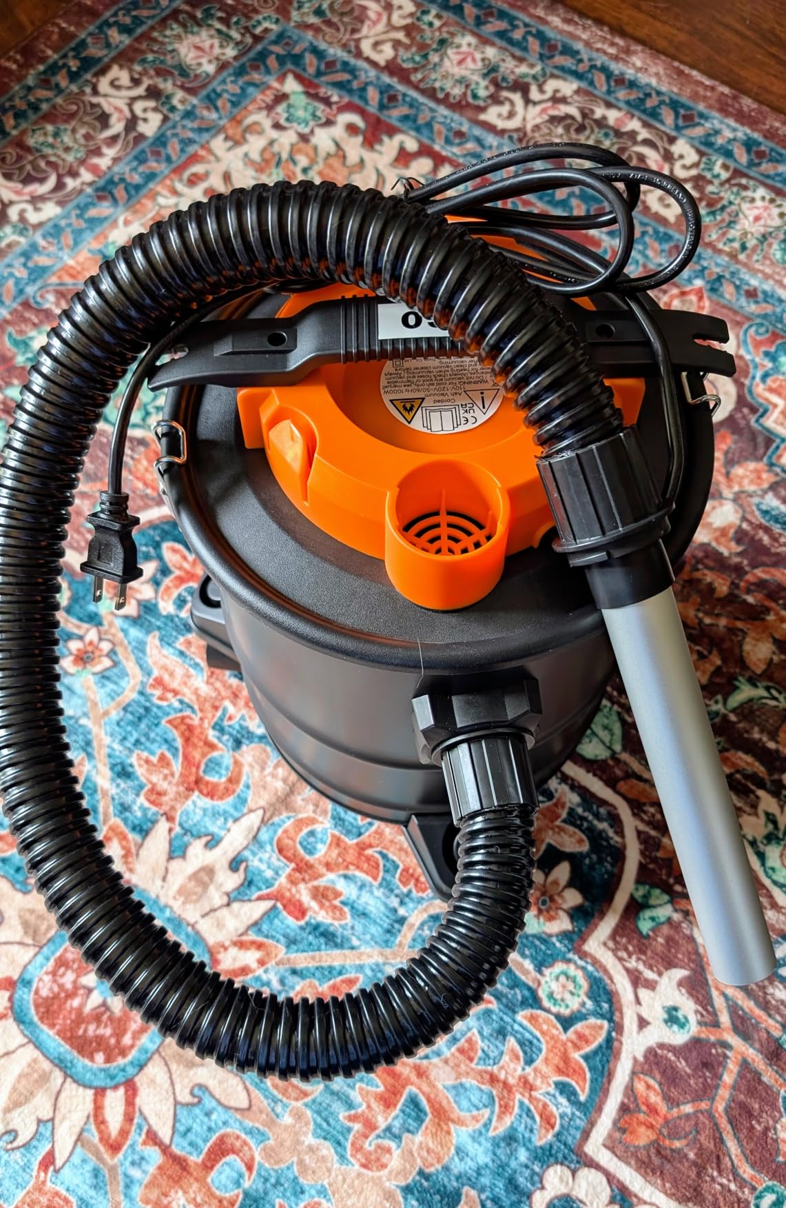Ash Vacuum, Pellet Stove Vacuum Cleaner with Blower Function, 3.3 Gallon 1000W, Washable Fliter and HEPA Fliter, with 3 Swivel Casters,Ash Dust Collector for Pellet Stoves, Fireplaces customer photo 1