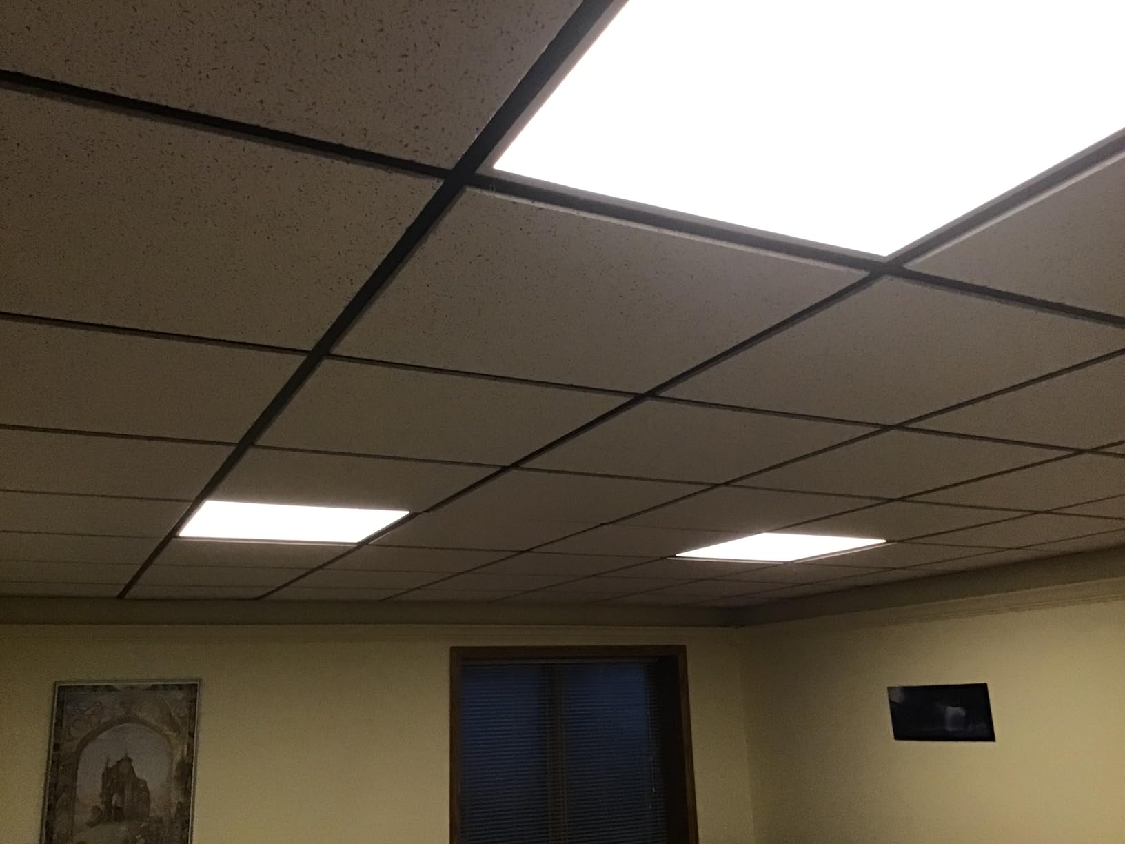 Allsmartlife 2x2 LED Flat Panel Light 4-Pack, Triac Dimmable, 5CCT (3000K-3800K-4500K-5200K-6000K) 40W/5000LM, Back-Lit 2x2FT LED Troffer Light Drop Ceiling for Commercial Office, ETL customer photo 1