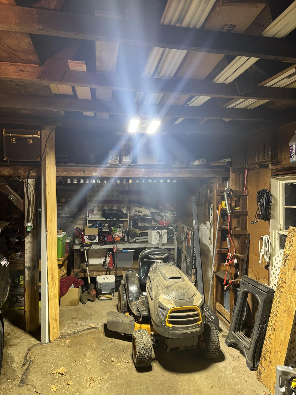 LED Linear High Bay LED Shop Lights, 300W 45000LM, 4-Pack, UL | 0-10V Dimmable, 120-277V, 5000K Daylight, Adjustable LED High Bay Shop Lights Lighting Fixtures for Garage Warehouse Workshop customer photo 1